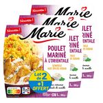 MARIE Poulet mariné à l'orientale semoule aux épices kebab 2+1 offert 3x300g