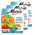 MARIE Tagliatelles aux petites gambas compotée de tomates pesto tomates marinées et basilic 2+1 offert 3x280g
