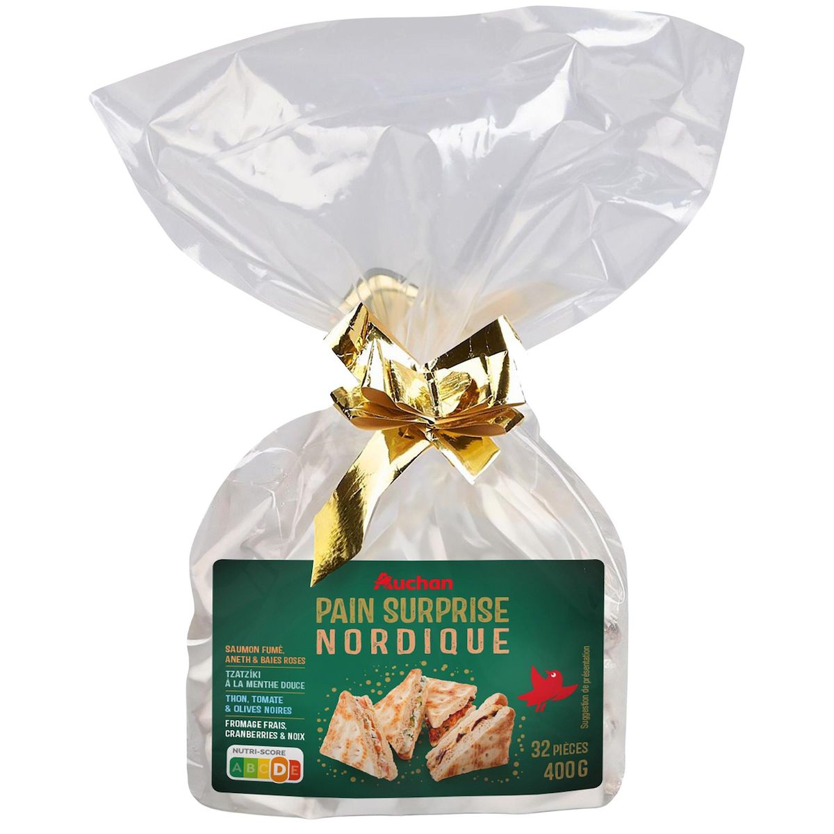 AUCHAN Pain surprise polaire 32 pièces 400g