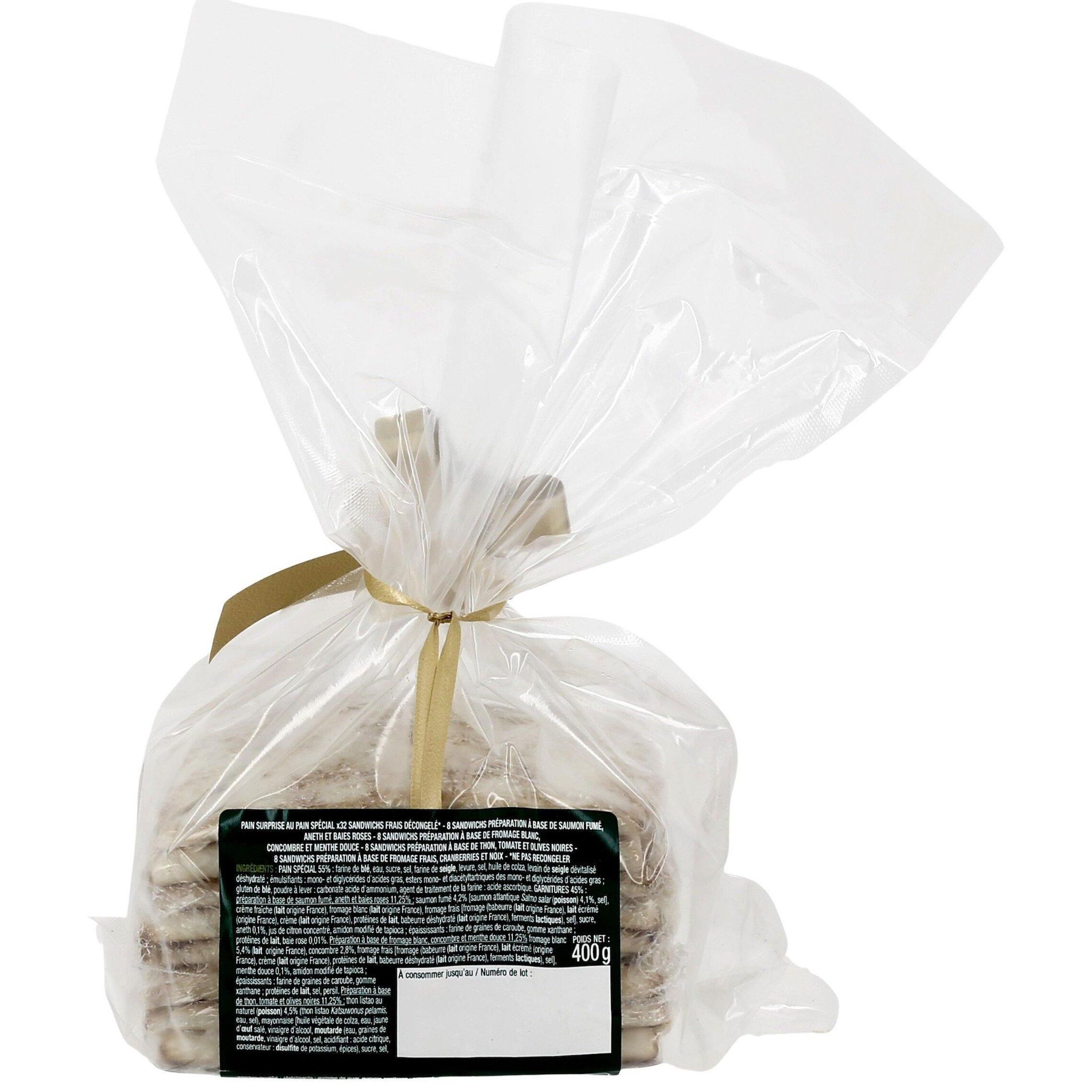 Voir la diapositive 3 : AUCHAN Pain surprise polaire 32 pièces 400g
