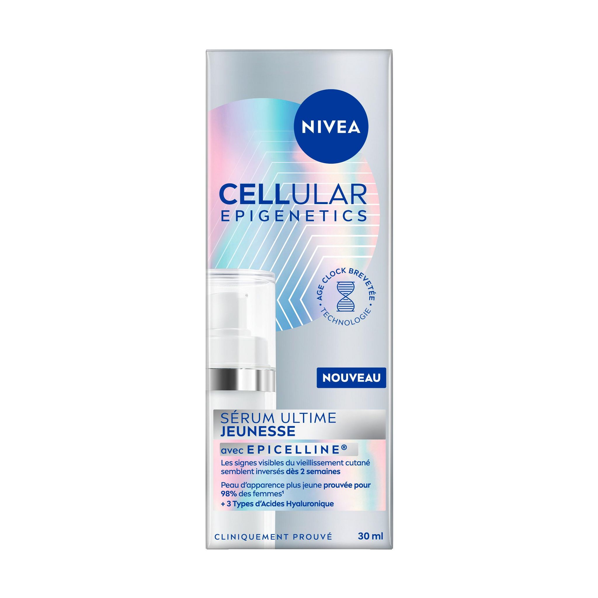 Voir la diapositive 2 : NIVEA Cellular Epigenetics Sérum ultime jeunesse 30ml