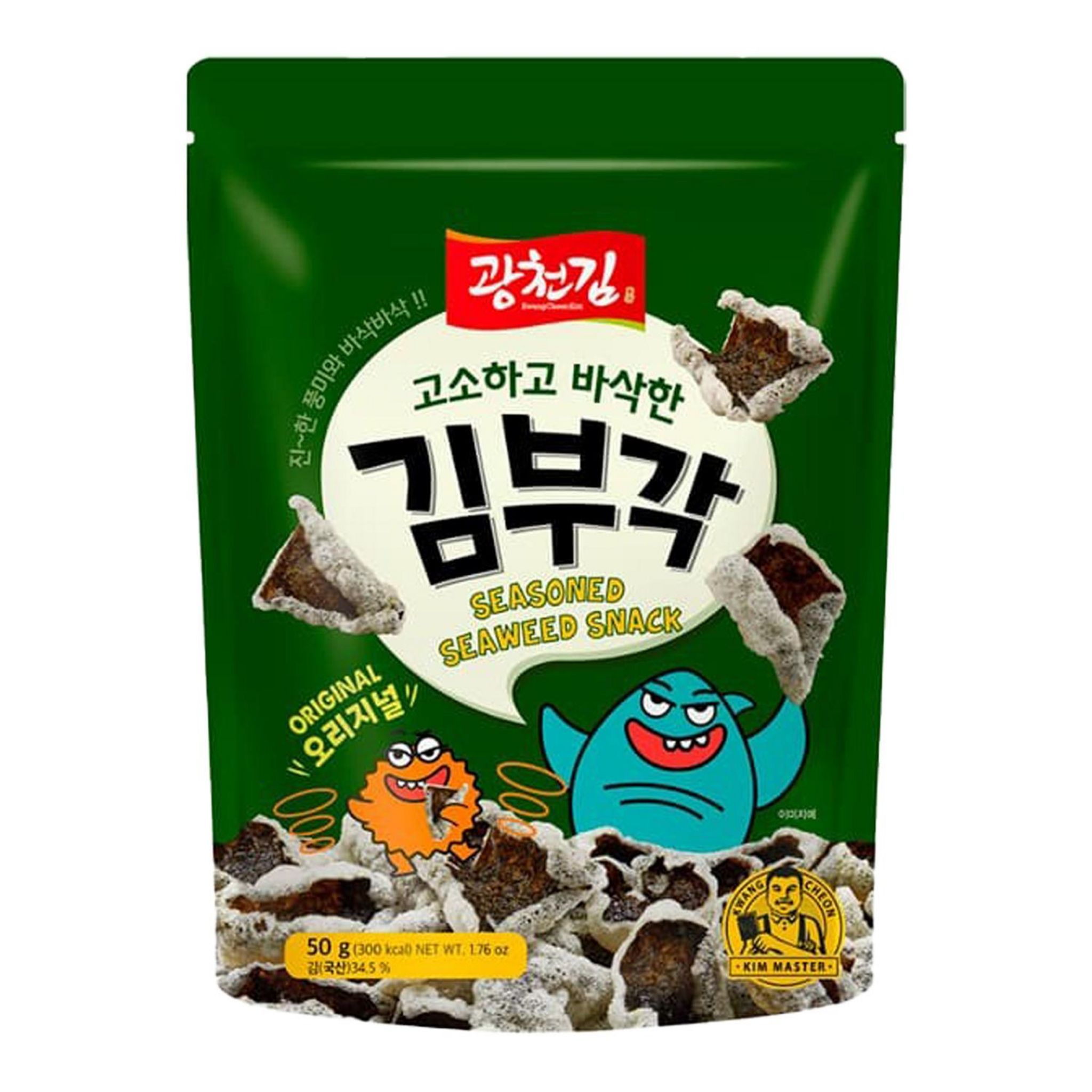 KWANGCHEONKIM Chips d'algues goût original 50g