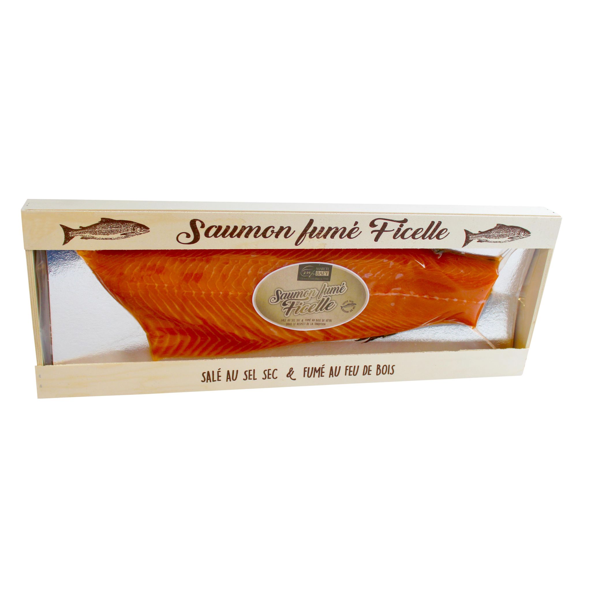 MARCEL BAEY Saumon fumé ficelle 600g