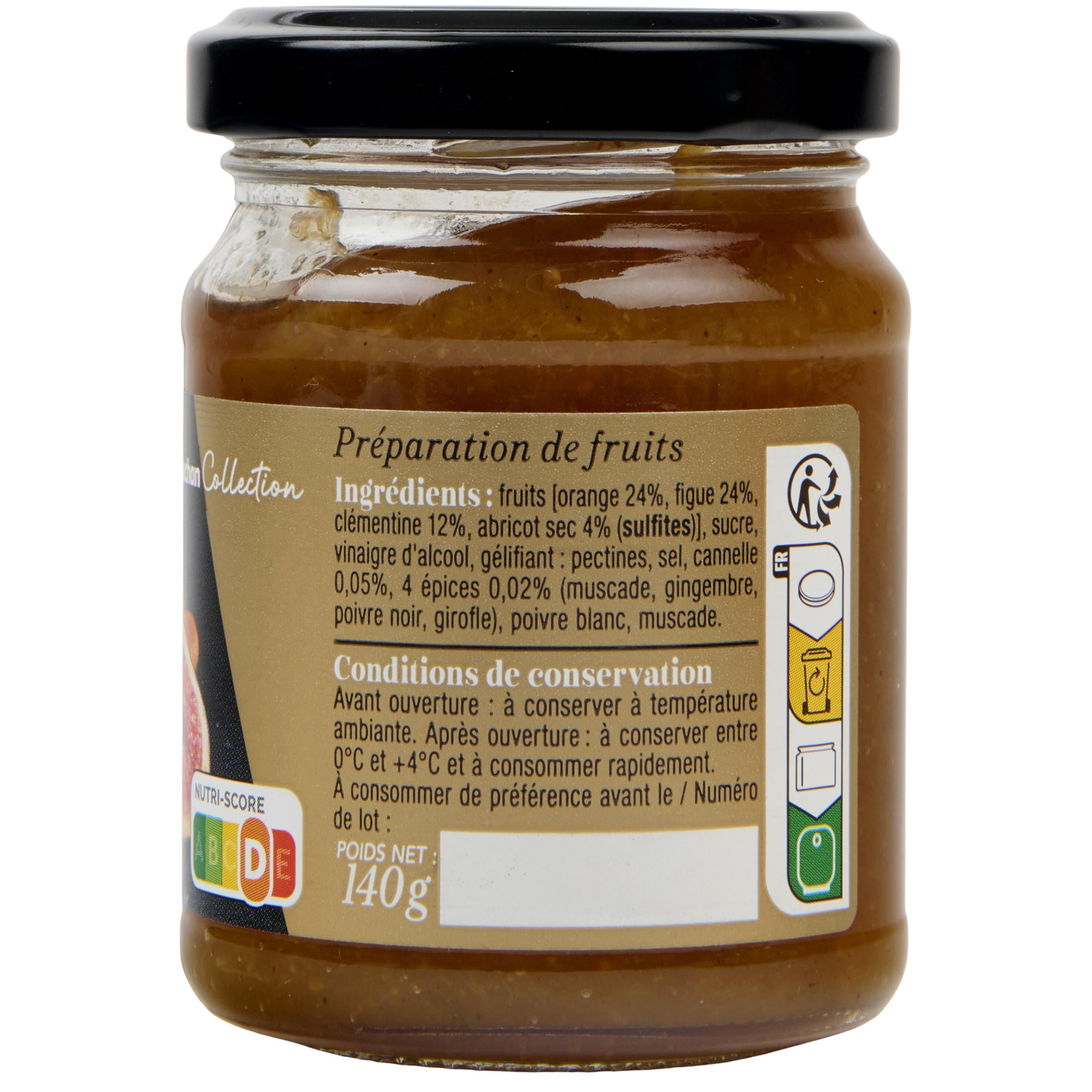 Voir la diapositive 2 : AUCHAN COLLECTION Chutney d'hiver 140g