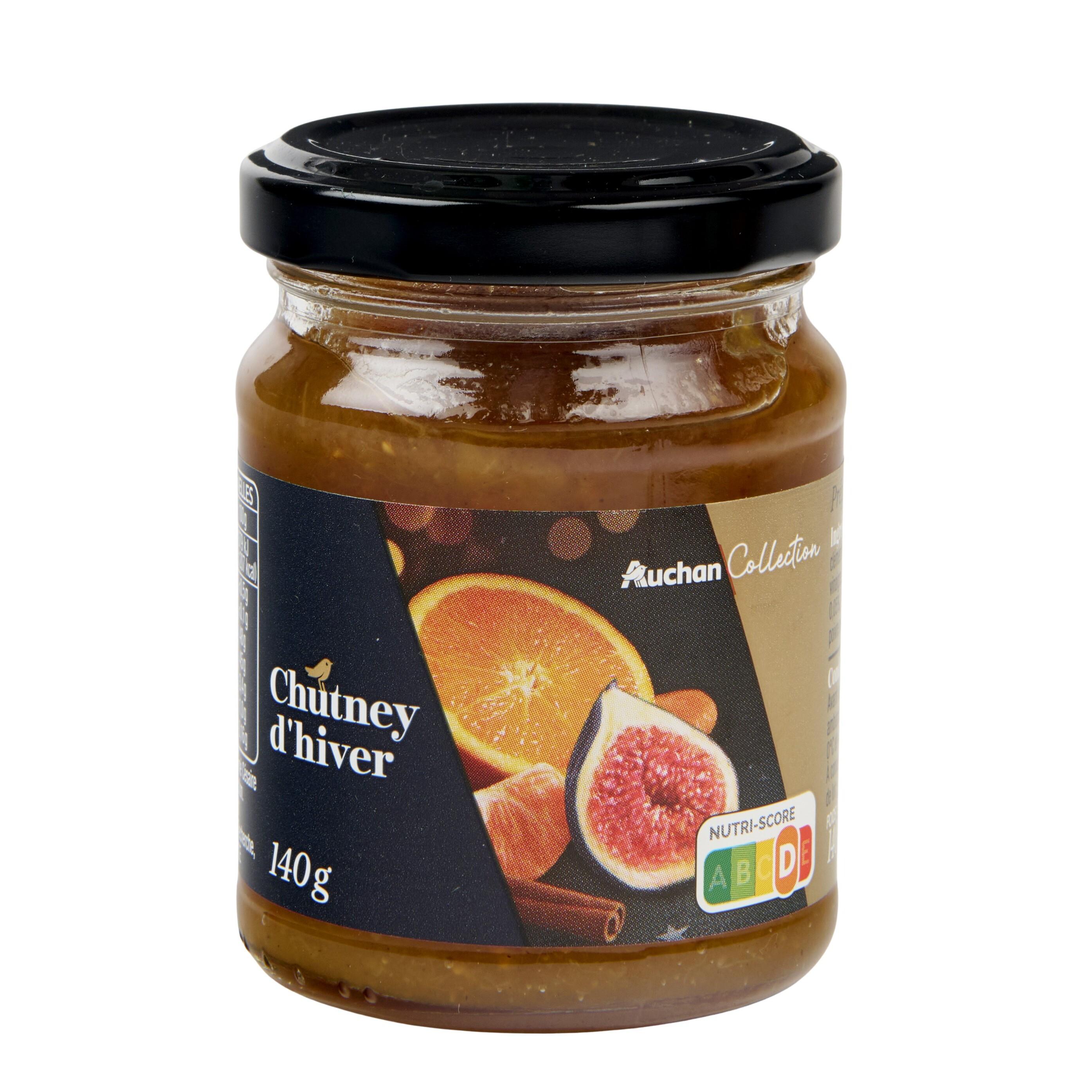 Voir la diapositive 3 : AUCHAN COLLECTION Chutney d'hiver 140g