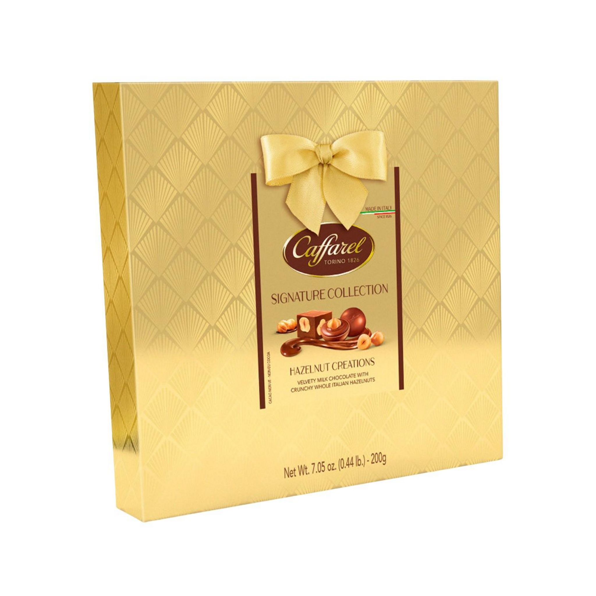 CAFFAREL Coffret de chocolats au lait et aux noisettes 200g