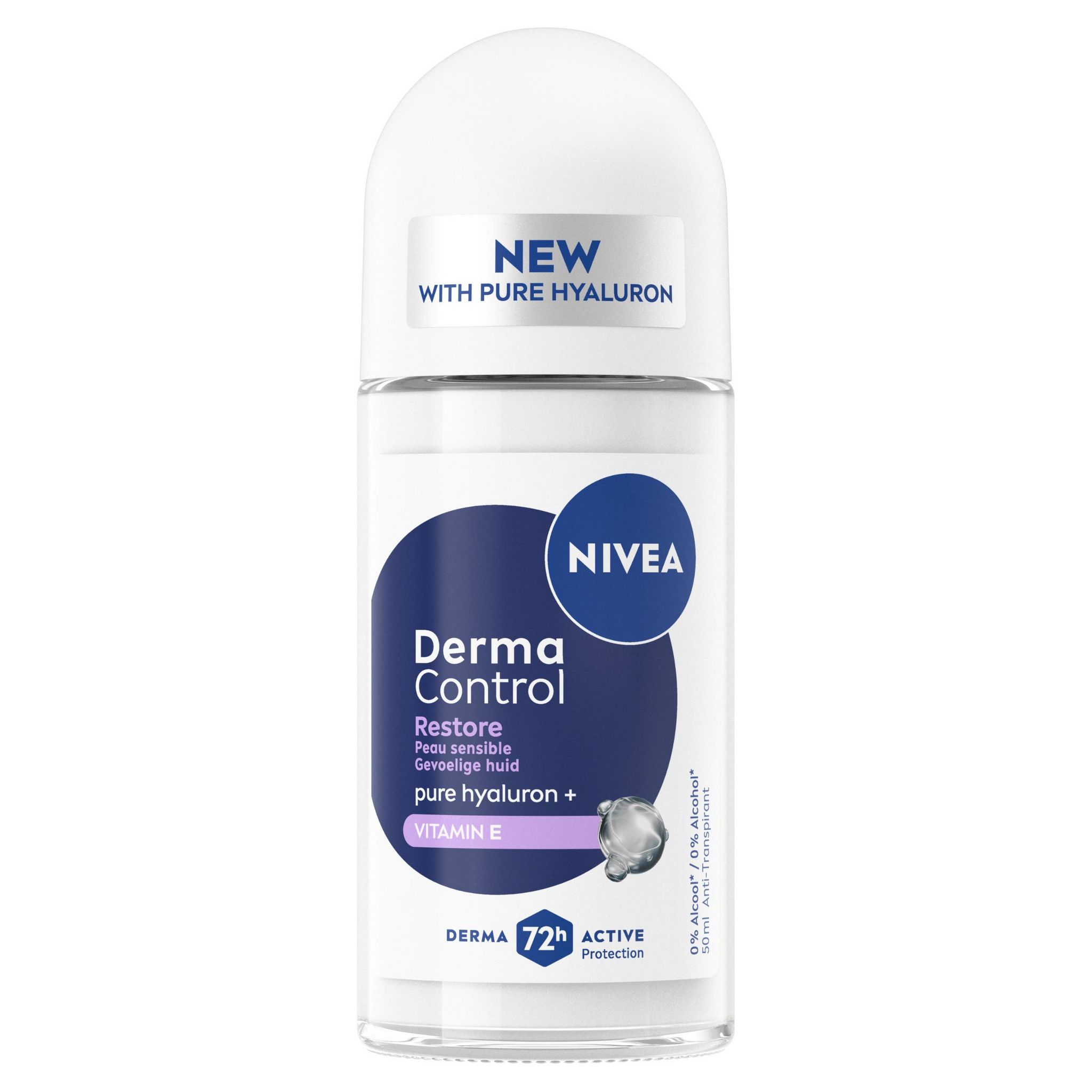 NIVEA Derma control Déodorant 72h Restore 50ml