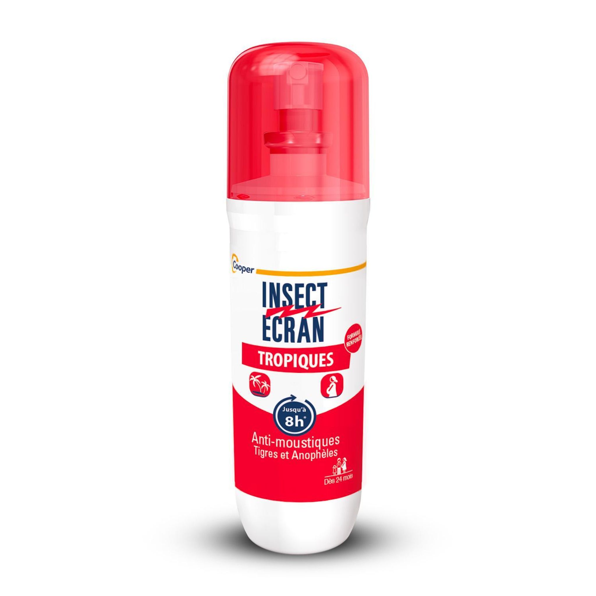 INSECT ECRAN Spray répulsif anti moustiques tropiques 75ml