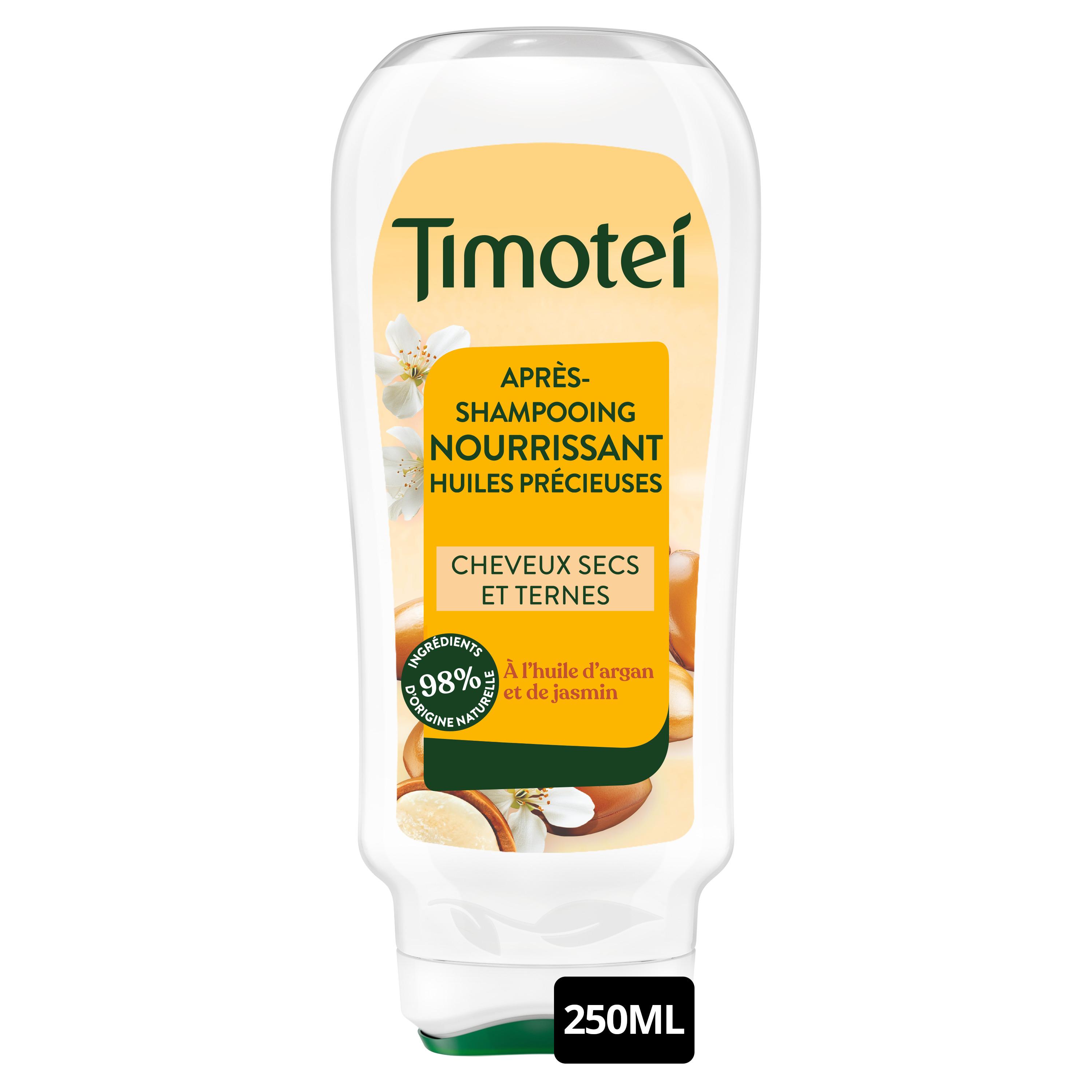 Voir la diapositive 2 : TIMOTEI Après-shampoing nourrissant aux huiles précieuses pour cheveux secs et ternes 250ml
