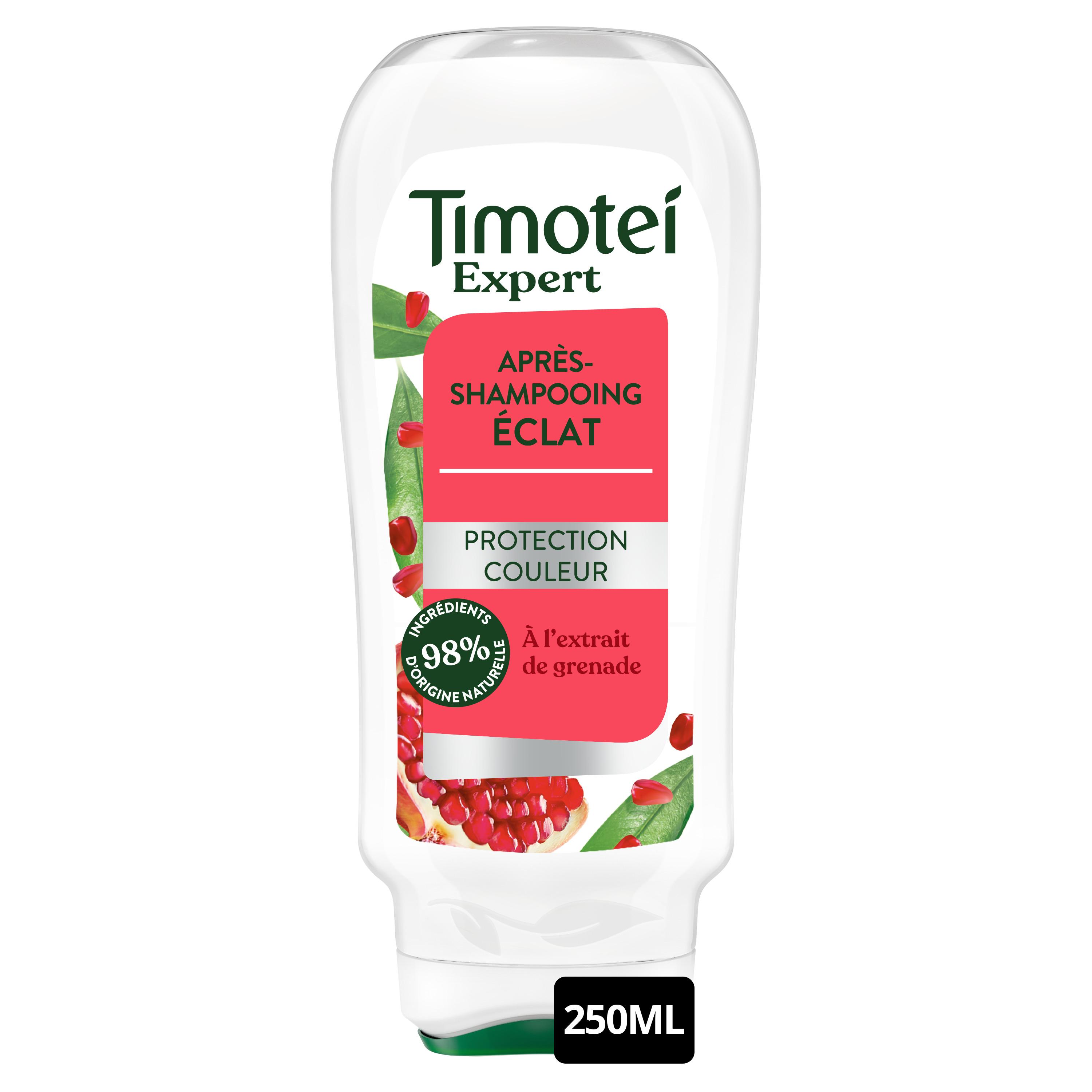 Voir la diapositive 2 : TIMOTEI Expert après-shampoing éclat protection couleur 250ml