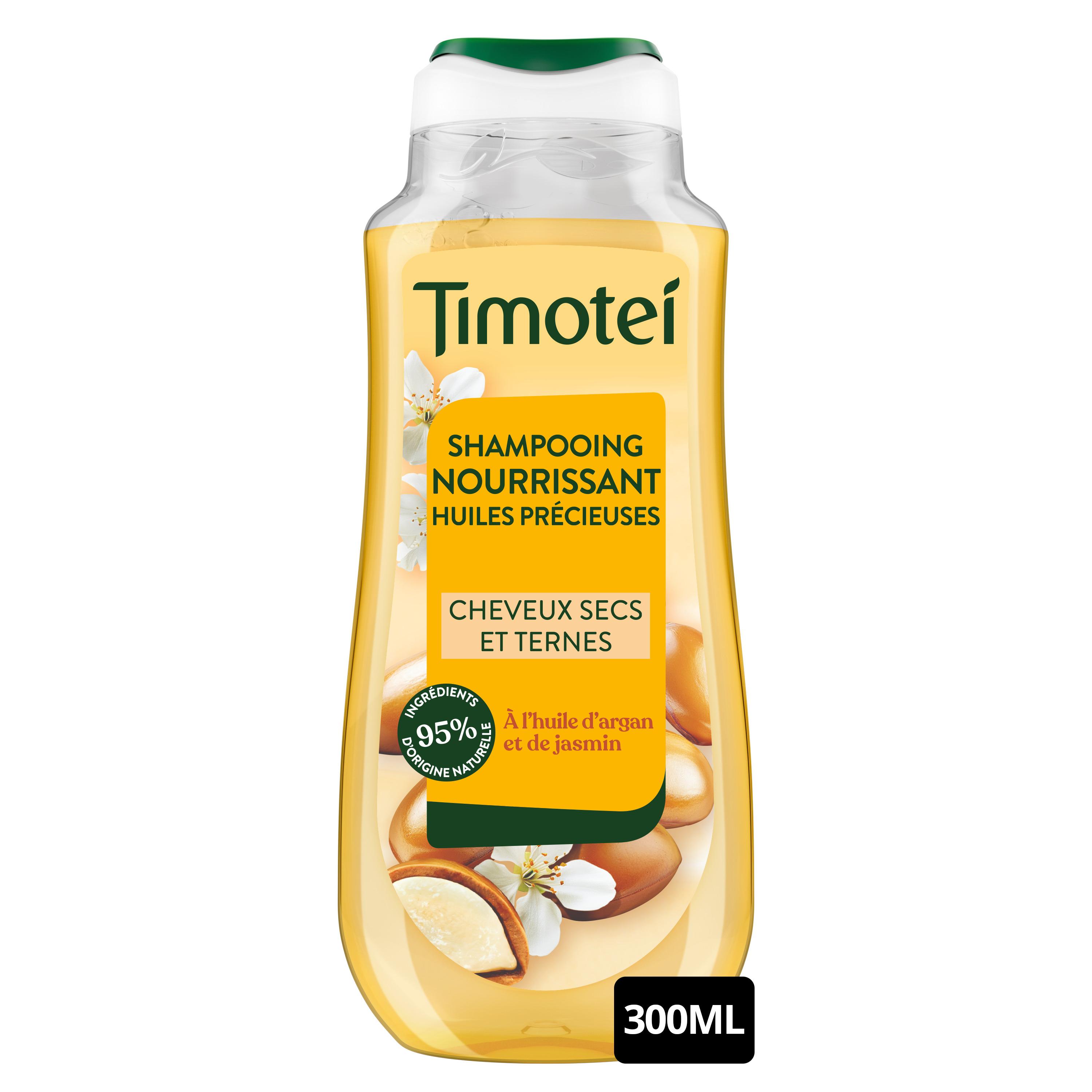 Voir la diapositive 2 : TIMOTEI Shampooing nourrissant huiles précieuses cheveux secs et ternes 300ml