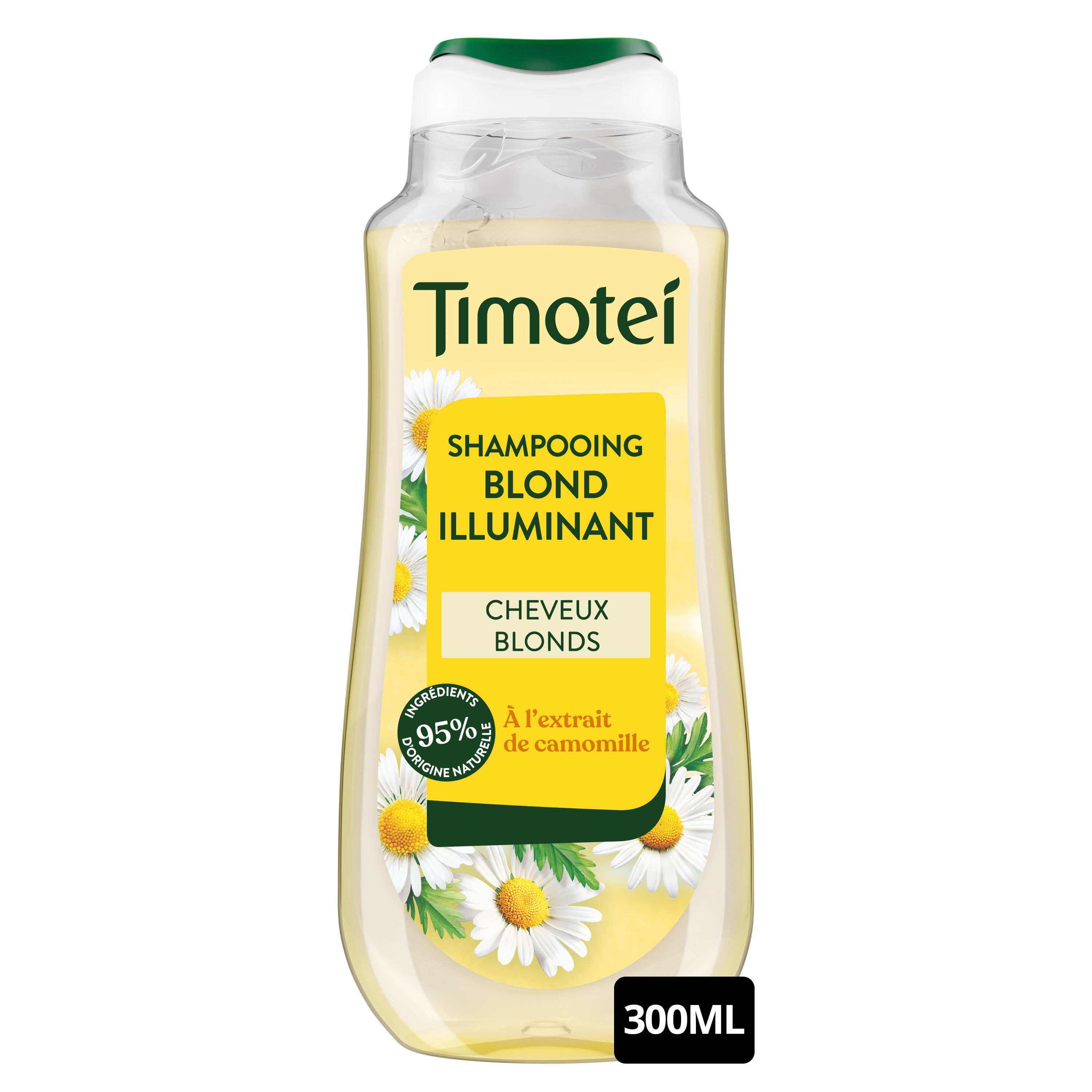 Voir la diapositive 2 : TIMOTEI Shampoing blond illuminant pour cheveux blonds 300ml