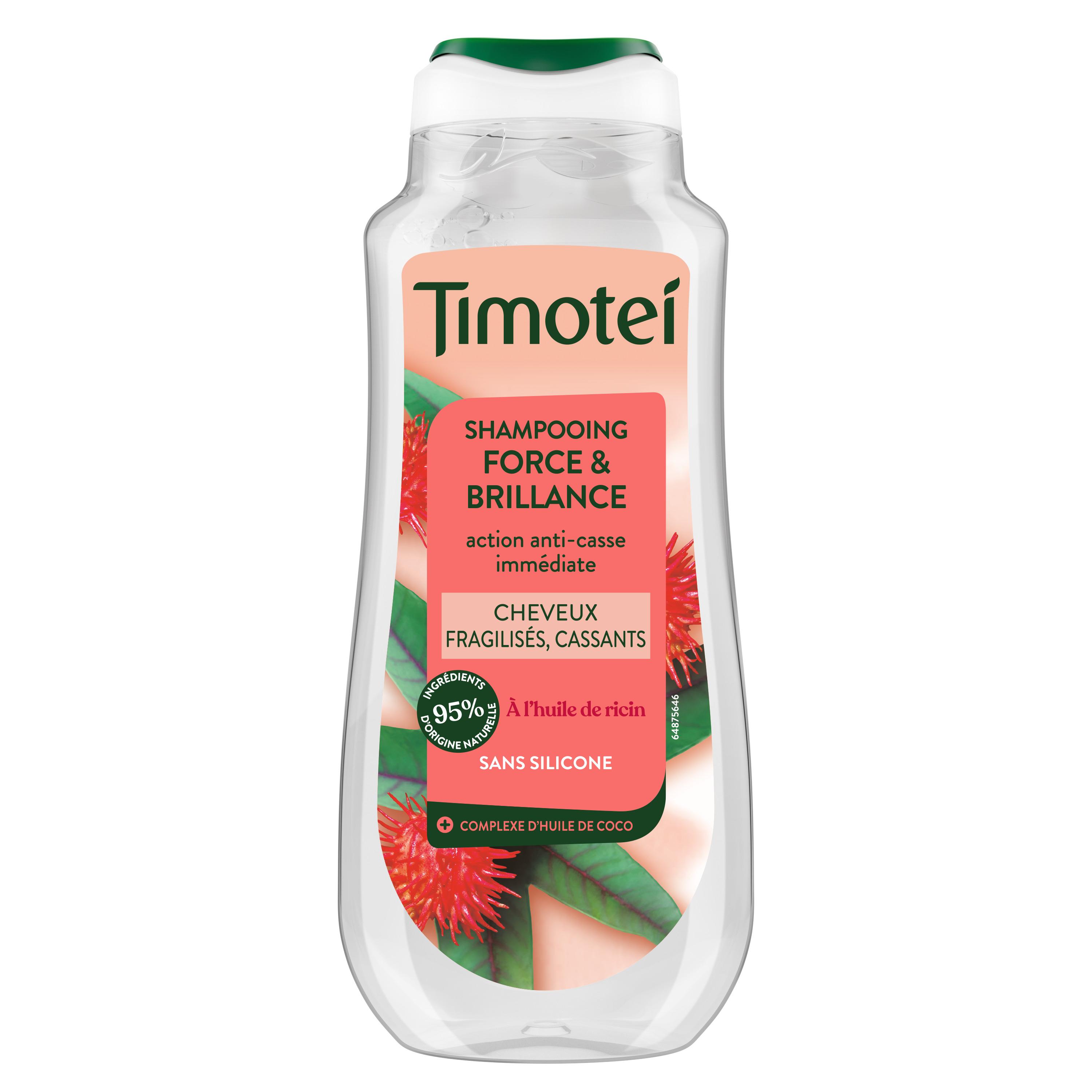 TIMOTEI Shampoing force et brillance pour cheveux fragilisés et cassants 300ml