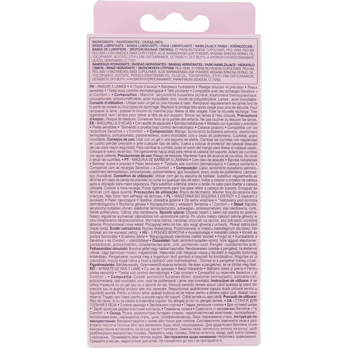 COSMIA Rasoir sensitive+ 3 lames 1 rasoir