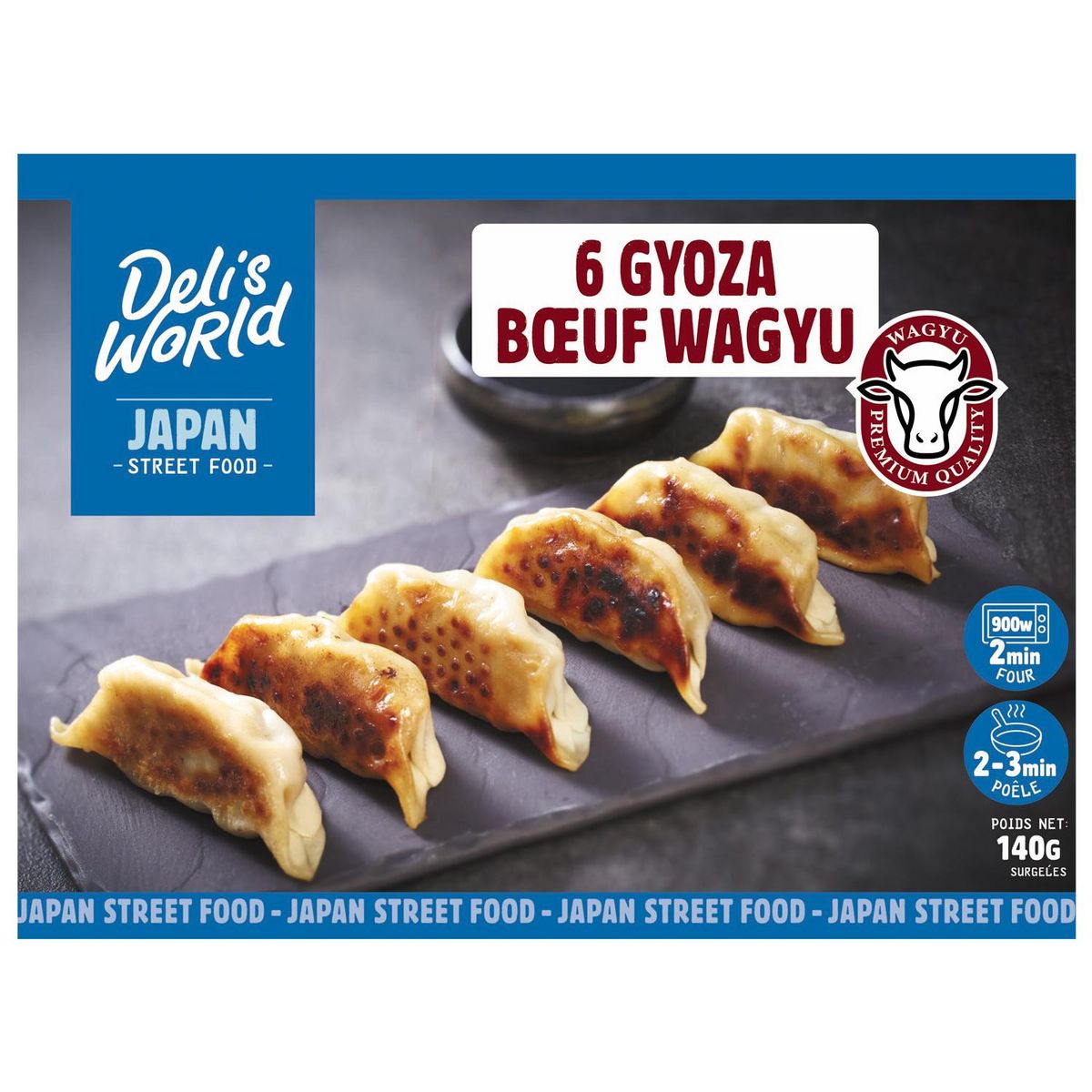 DELI'S WORLD Gyoza wagyu 6 pièces 140g