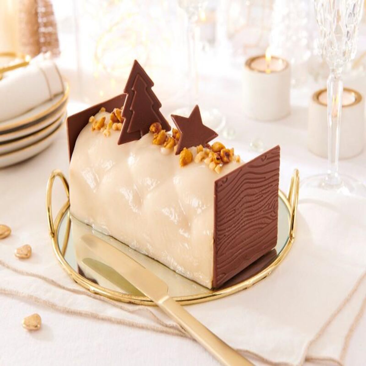 Buche capuccino noisette 6/8 parts 636 g