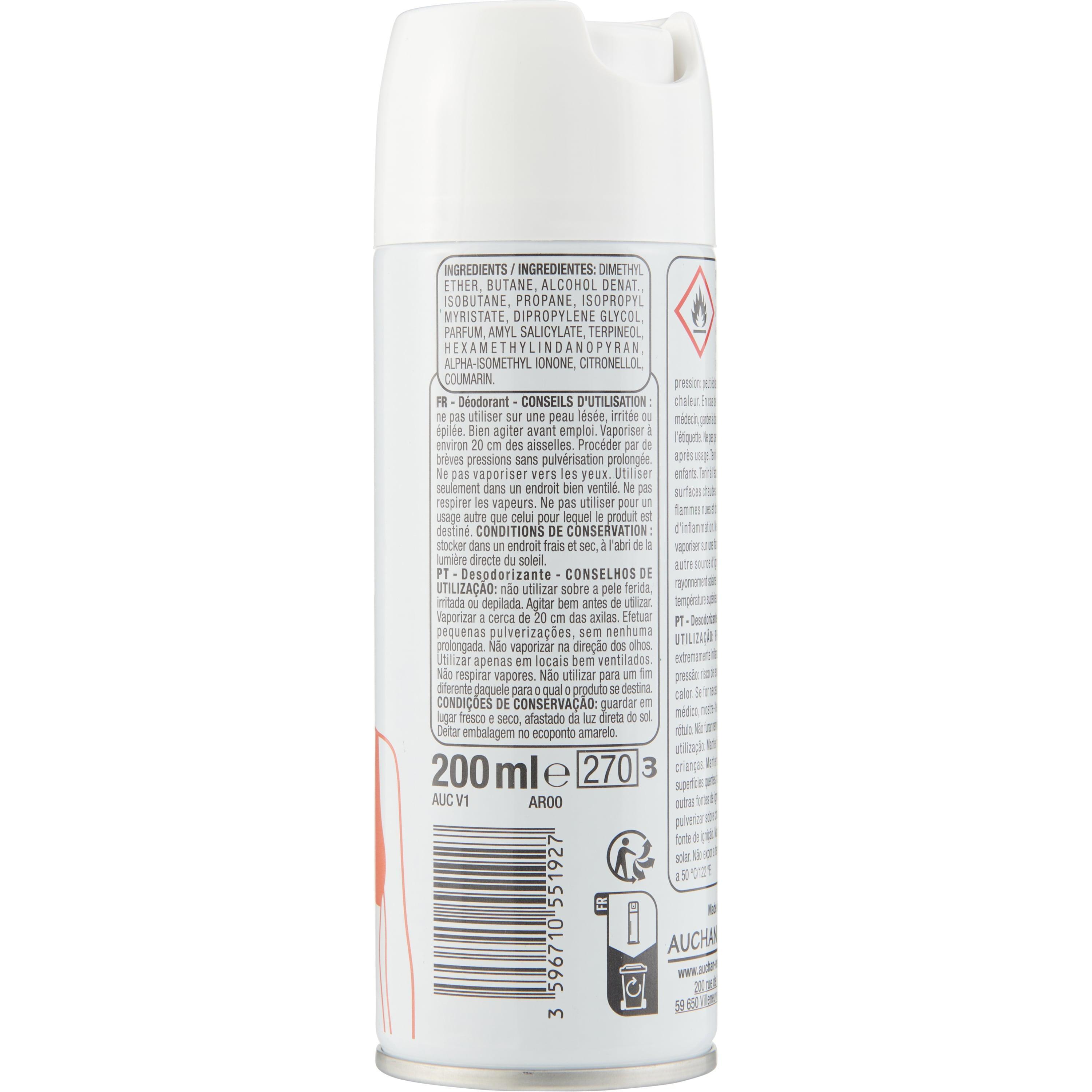 Voir la diapositive 4 : POUCE Déodorant spray 200ml