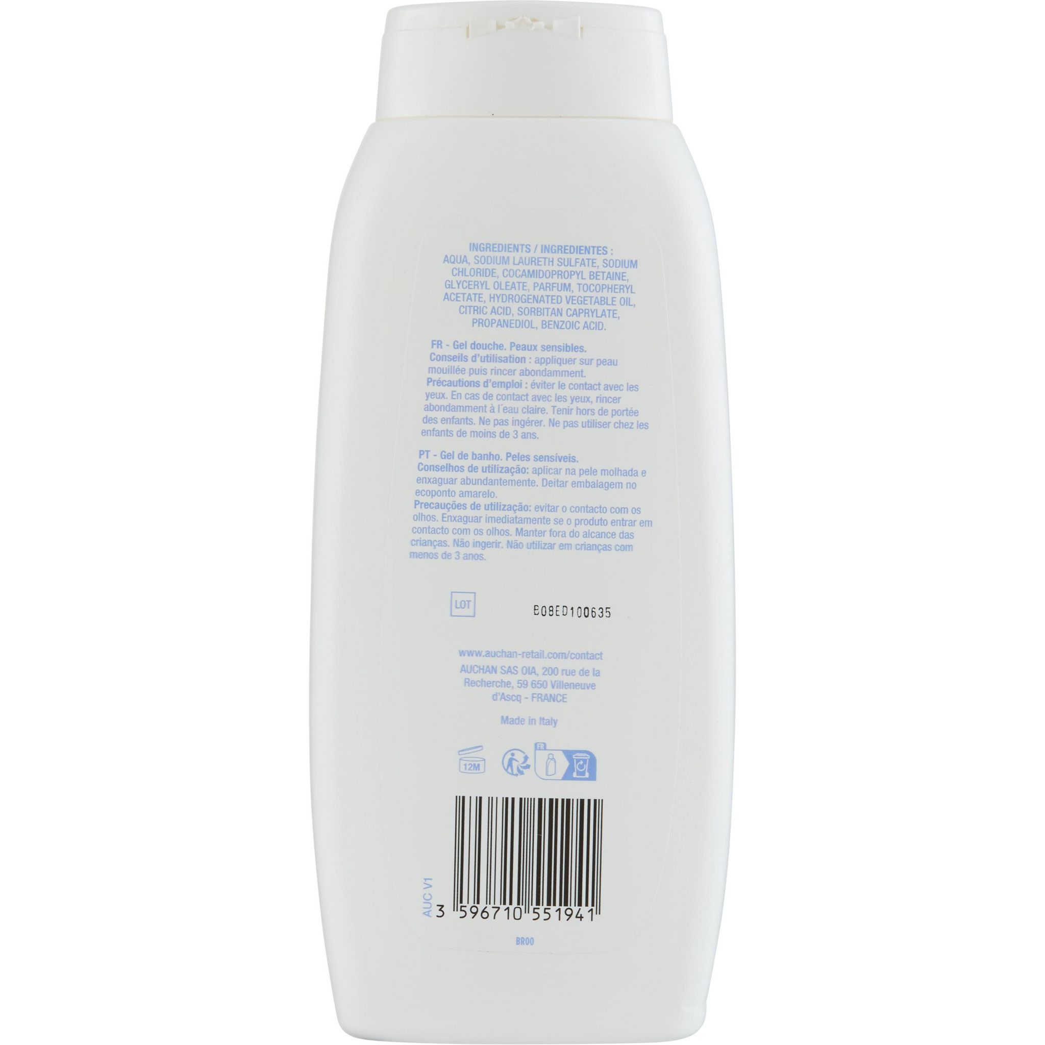 Voir la diapositive 3 : POUCE Gel douche dermo 500ml