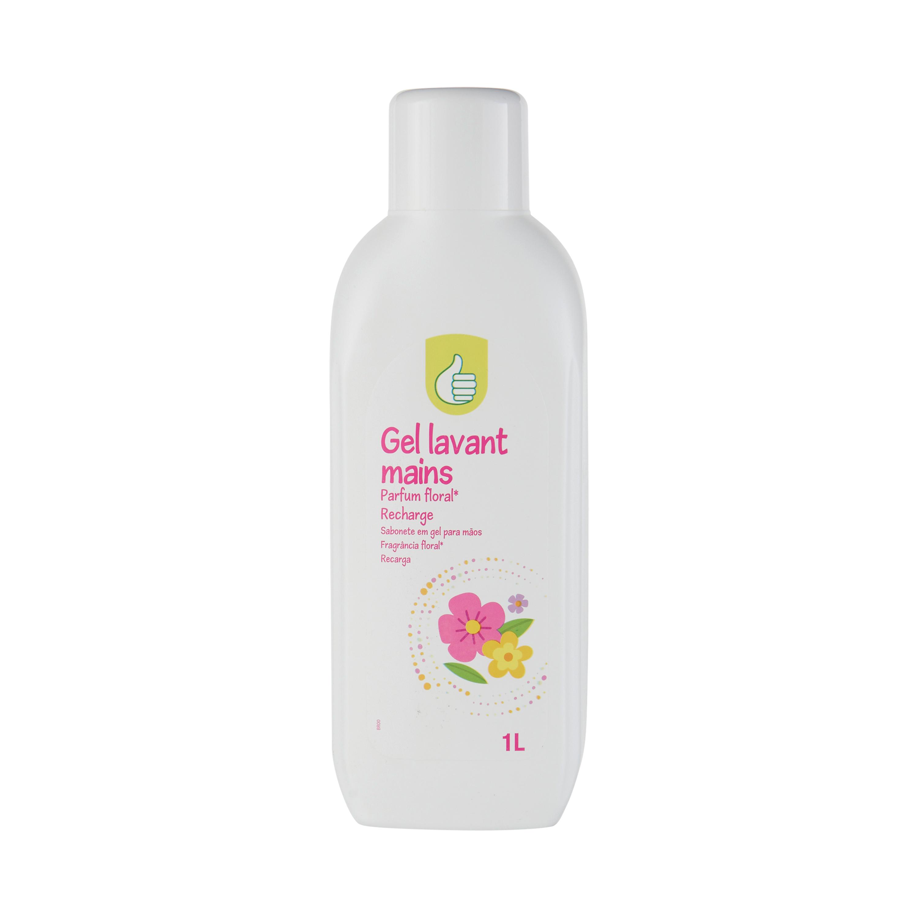Voir la diapositive 3 : POUCE Recharge savon liquide parfum floral 1l