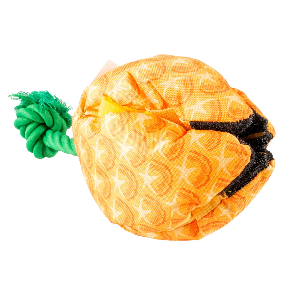 DUVOPLUS Playtime Jouet d'alimentation ananas tissu oxford et peluche pour chien 1 pièce