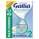 GALLIA Galliagest premium Lait 2ème âge en poudre formule épaissie dès 6 mois 1.1kg