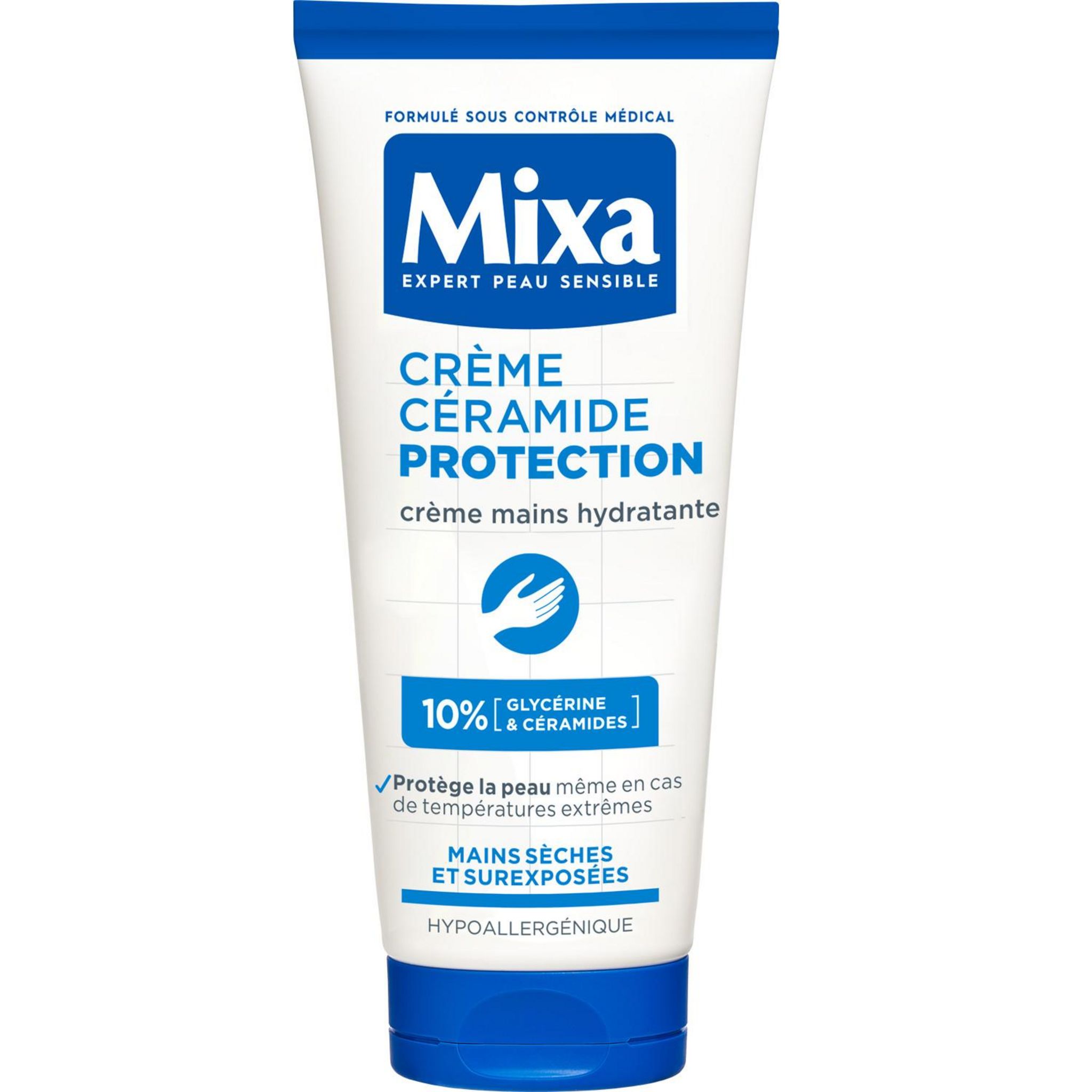 MIXA Crème mains céramide protection mains sèches et surexposées 100ml