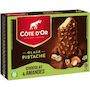 Voir la diapositive 2 : COTE D'OR Bâtonnets glacés pistache chocolat amandes 4 pièces 260g
