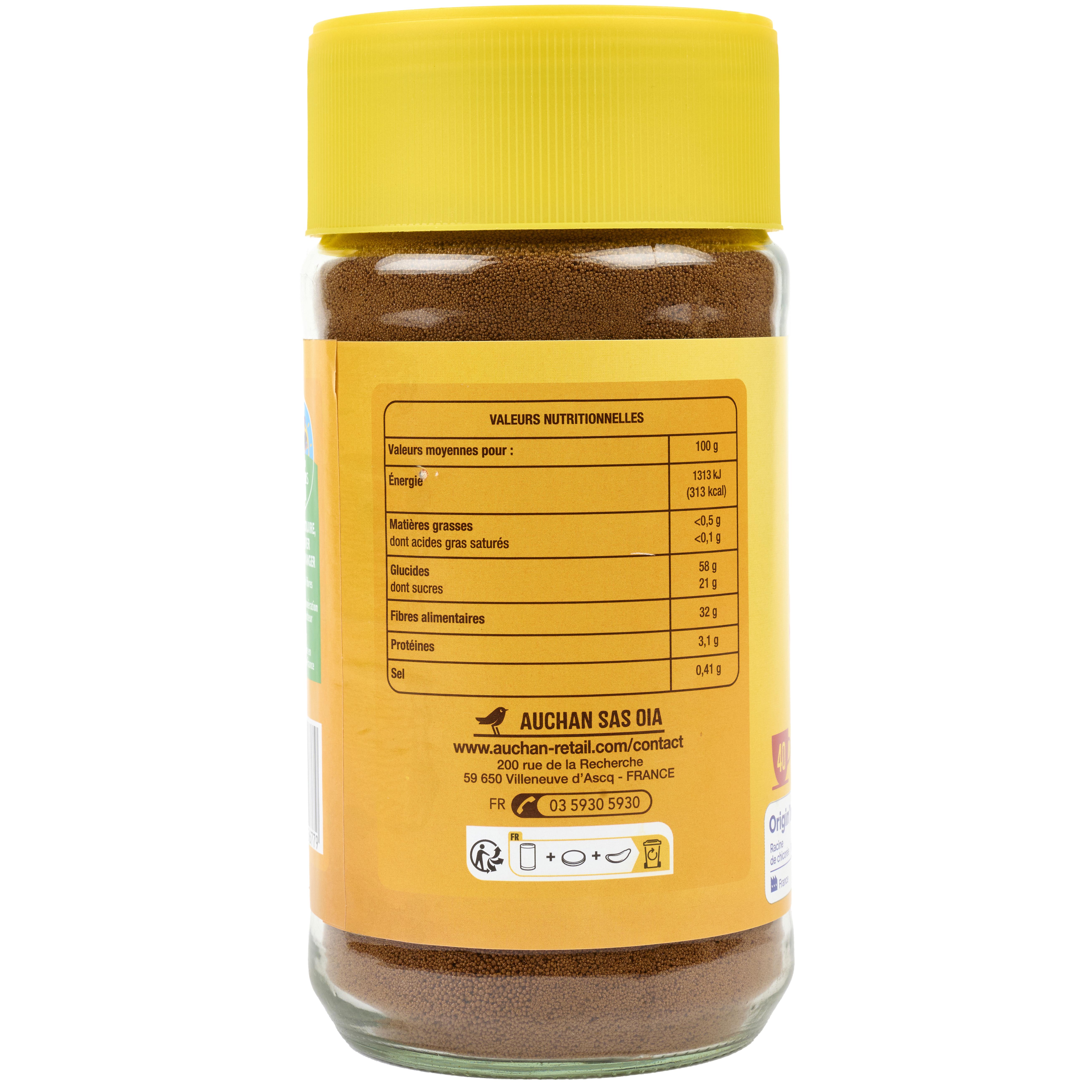 Voir la diapositive 3 : AUCHAN CULTIVONS LE BON Chicorée nature 200g
