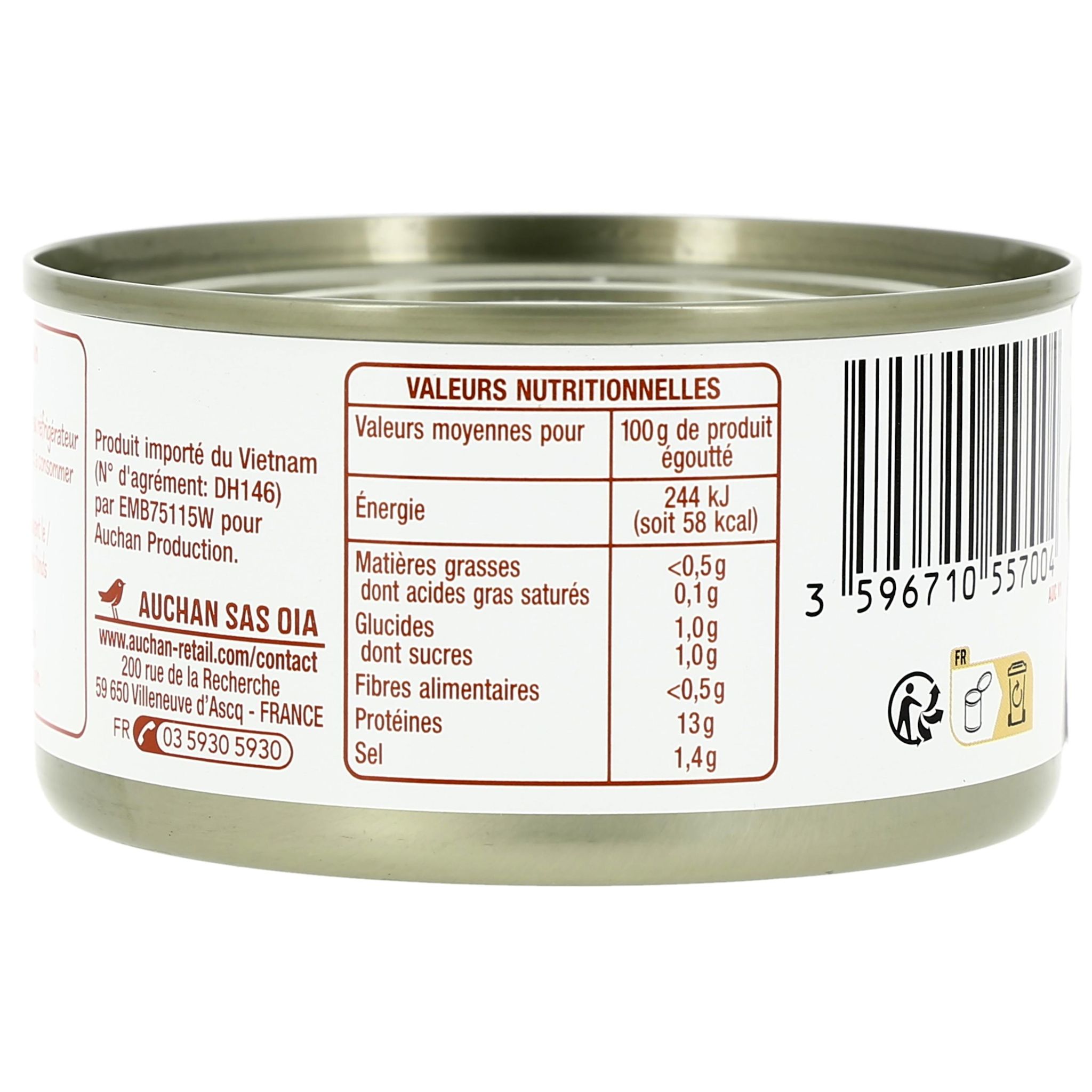 Voir la diapositive 4 : POUCE Miettes de crabe 170g