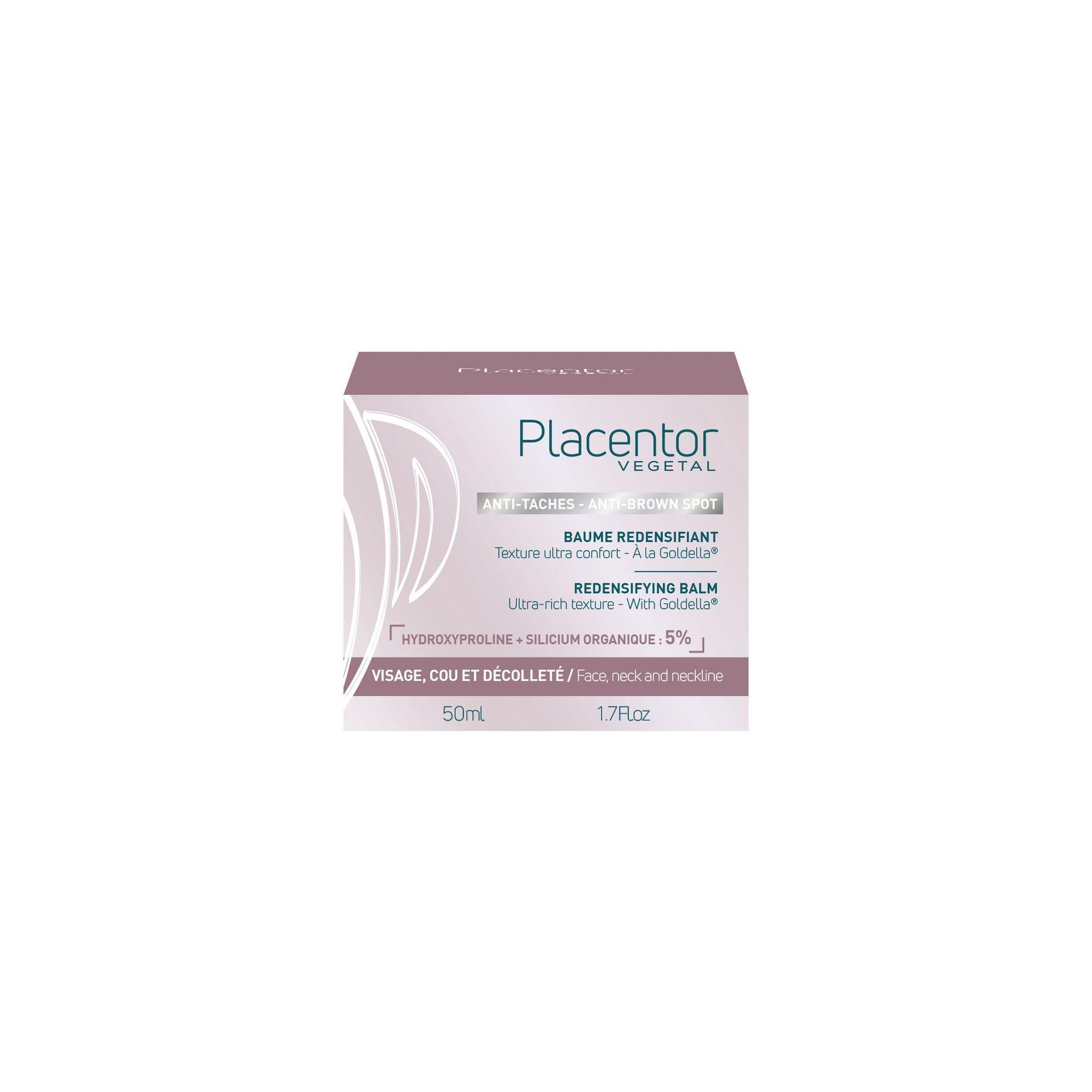 Voir la diapositive 2 : PLACENTOR Baume redensifiant visage anti-tâches 50ml