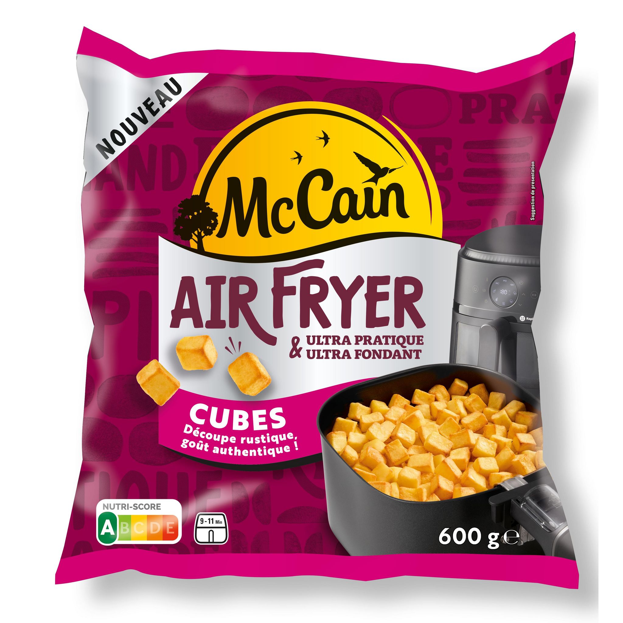 MCCAIN Pommes de terre cubes airfryer 600g