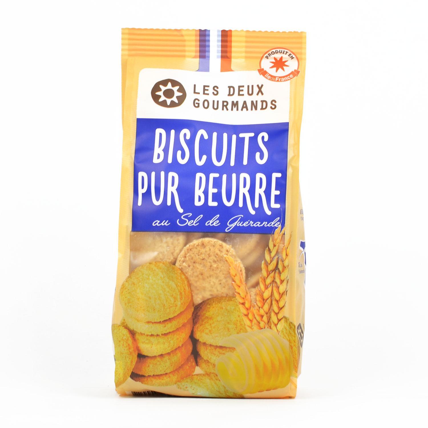 LES DEUX GOURMANDS Biscuits pur beurre sablés 125g