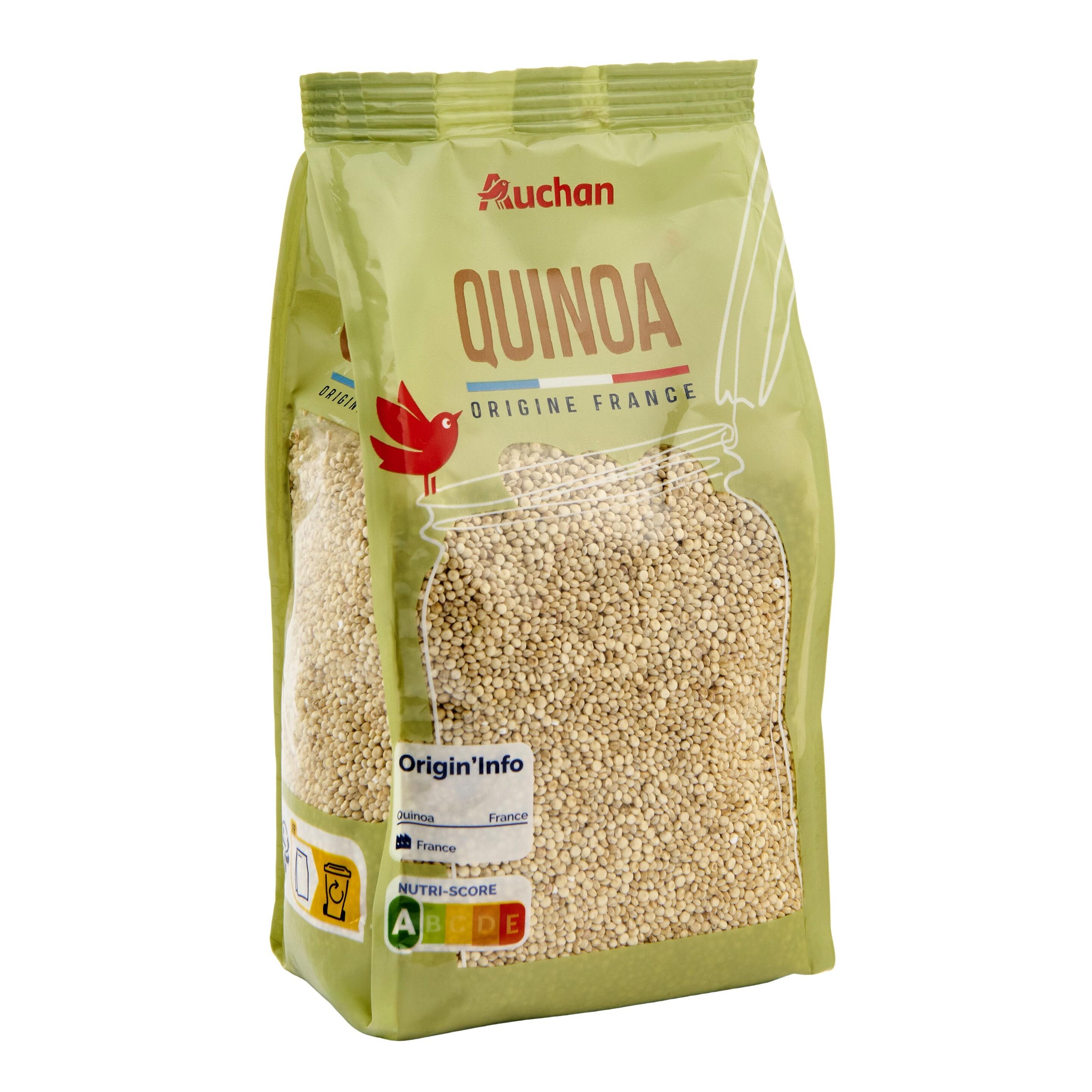 Voir la diapositive 2 : AUCHAN Quinoa origine France 500g