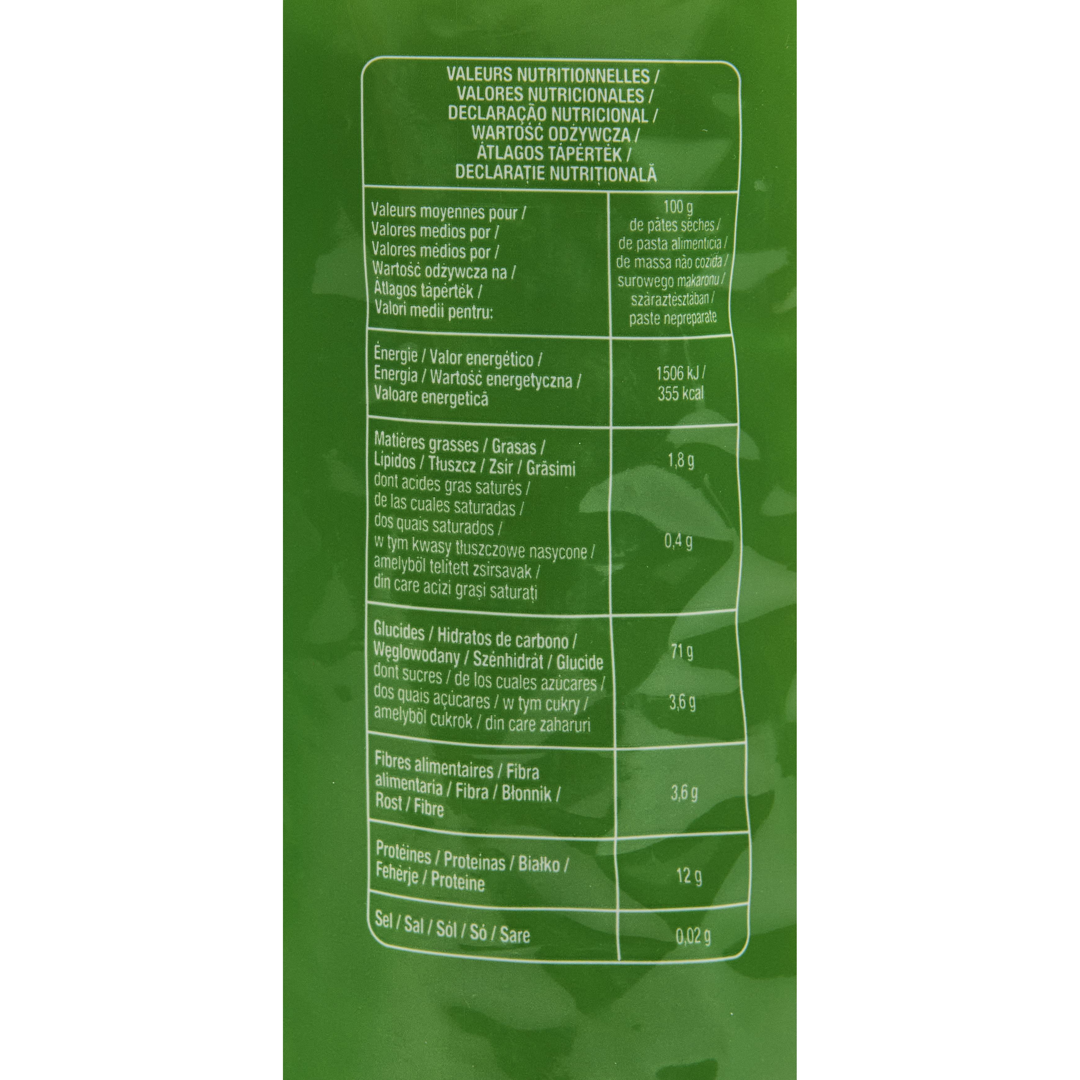 Voir la diapositive 2 : AUCHAN Pipe rigate 1kg
