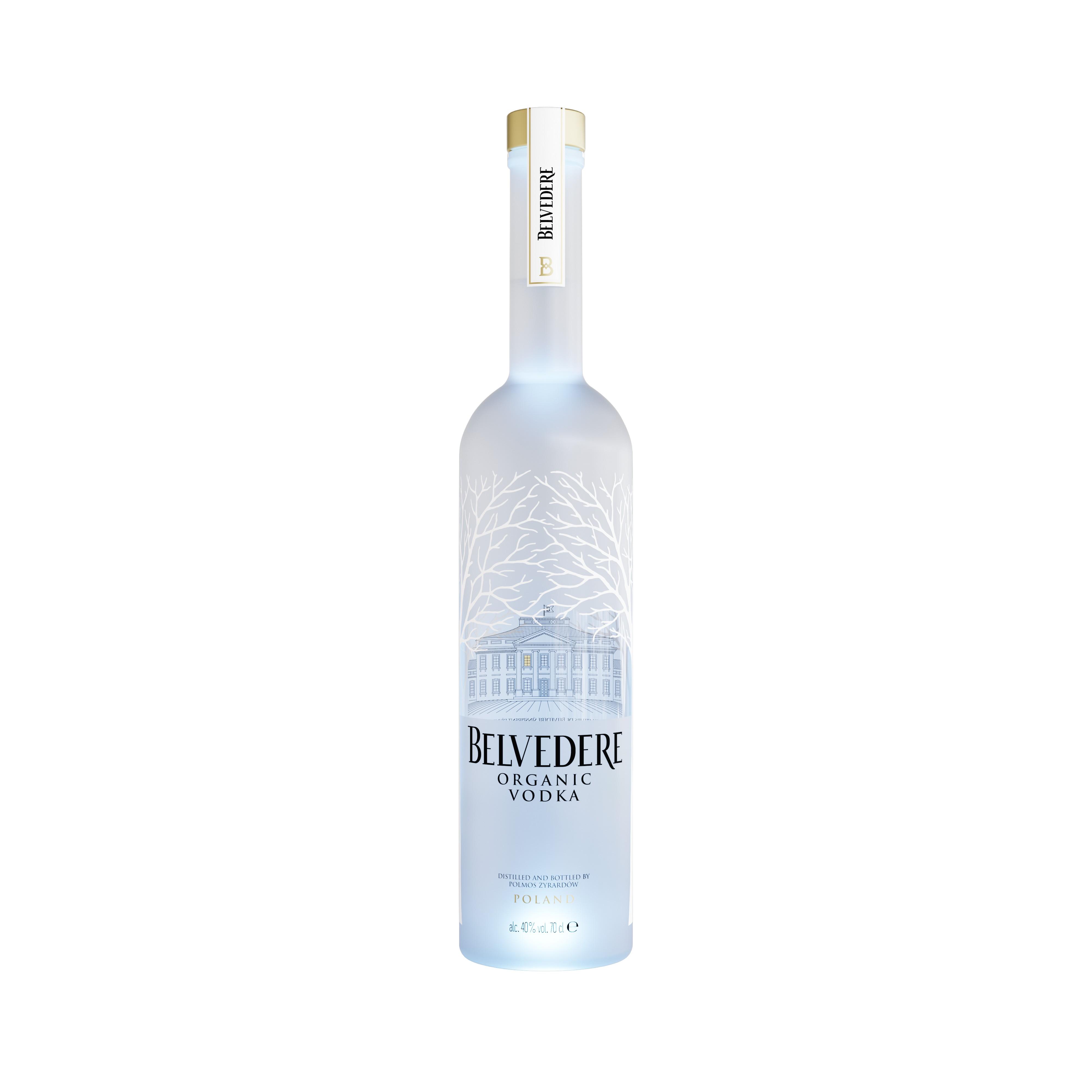 Voir la diapositive 2 : BELVEDERE Vodka bio 40% 70cl