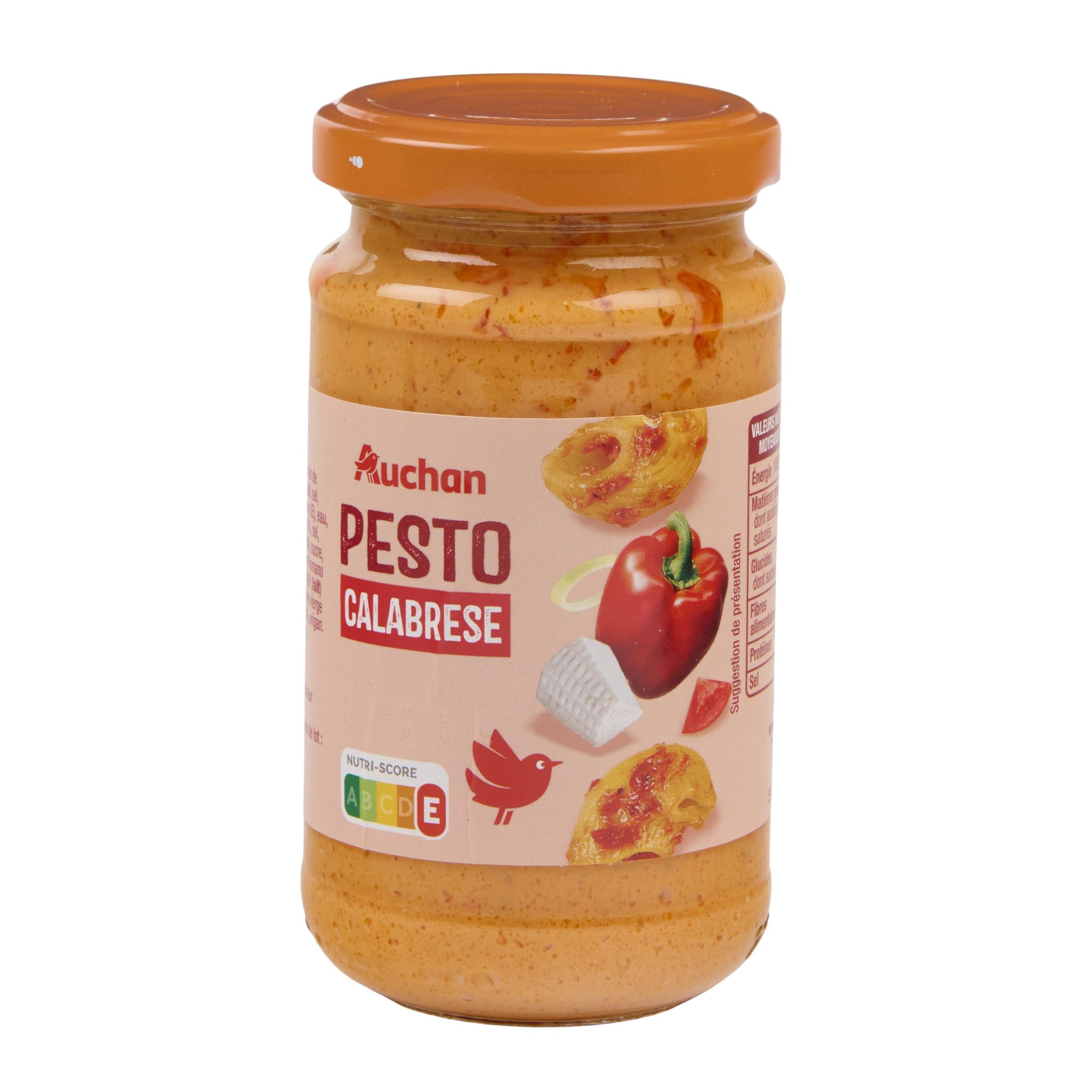 Voir la diapositive 3 : AUCHAN Pesto calabrese 190g