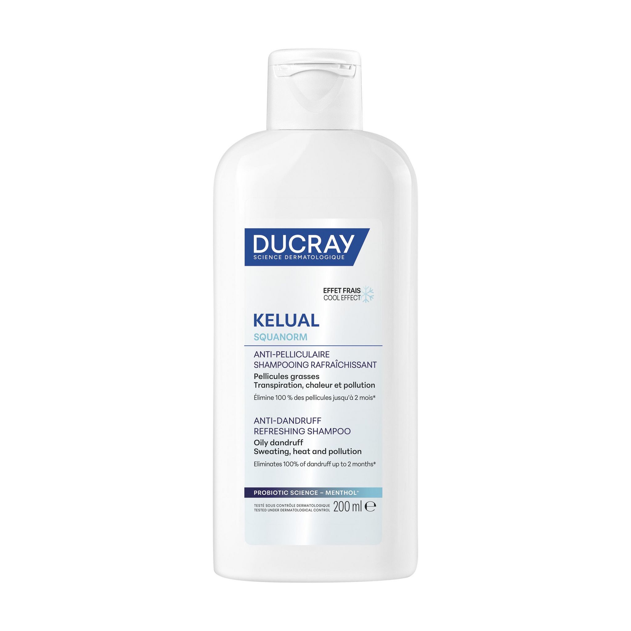 DUCRAY Kelual Squanorm shampooing anti-pelliculaire rafraîchissant 200ml