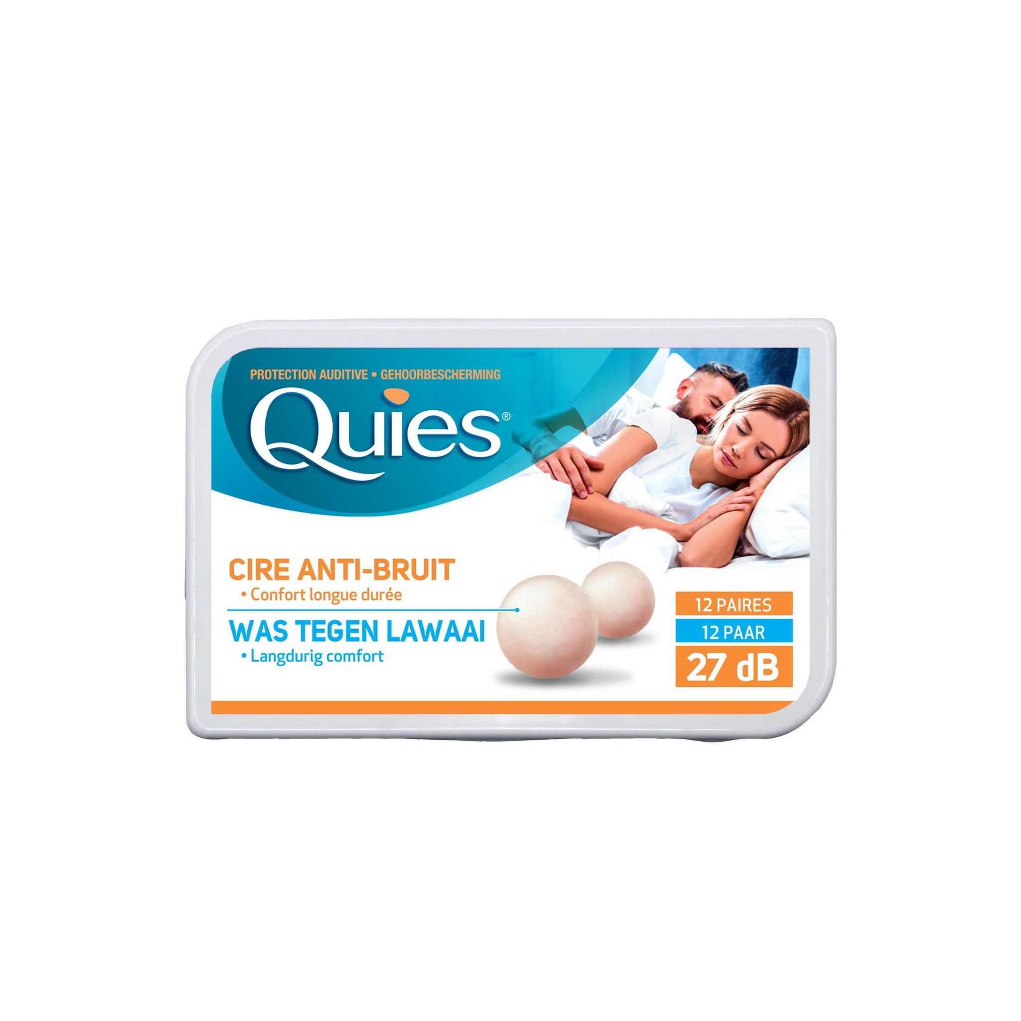 QUIES Cire anti-bruit 12 paires