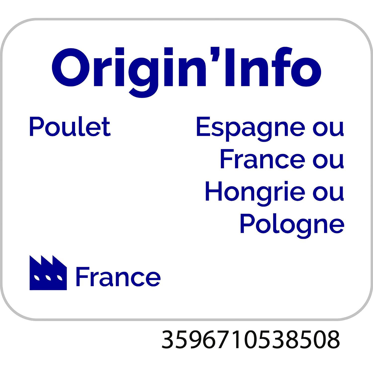 Voir la diapositive 4 : AUCHAN Rillettes de poulet rôti en cocotte au piment 200g