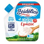 BRIDELICE Crème fraîche légère et épaisse 12%MG 30cl