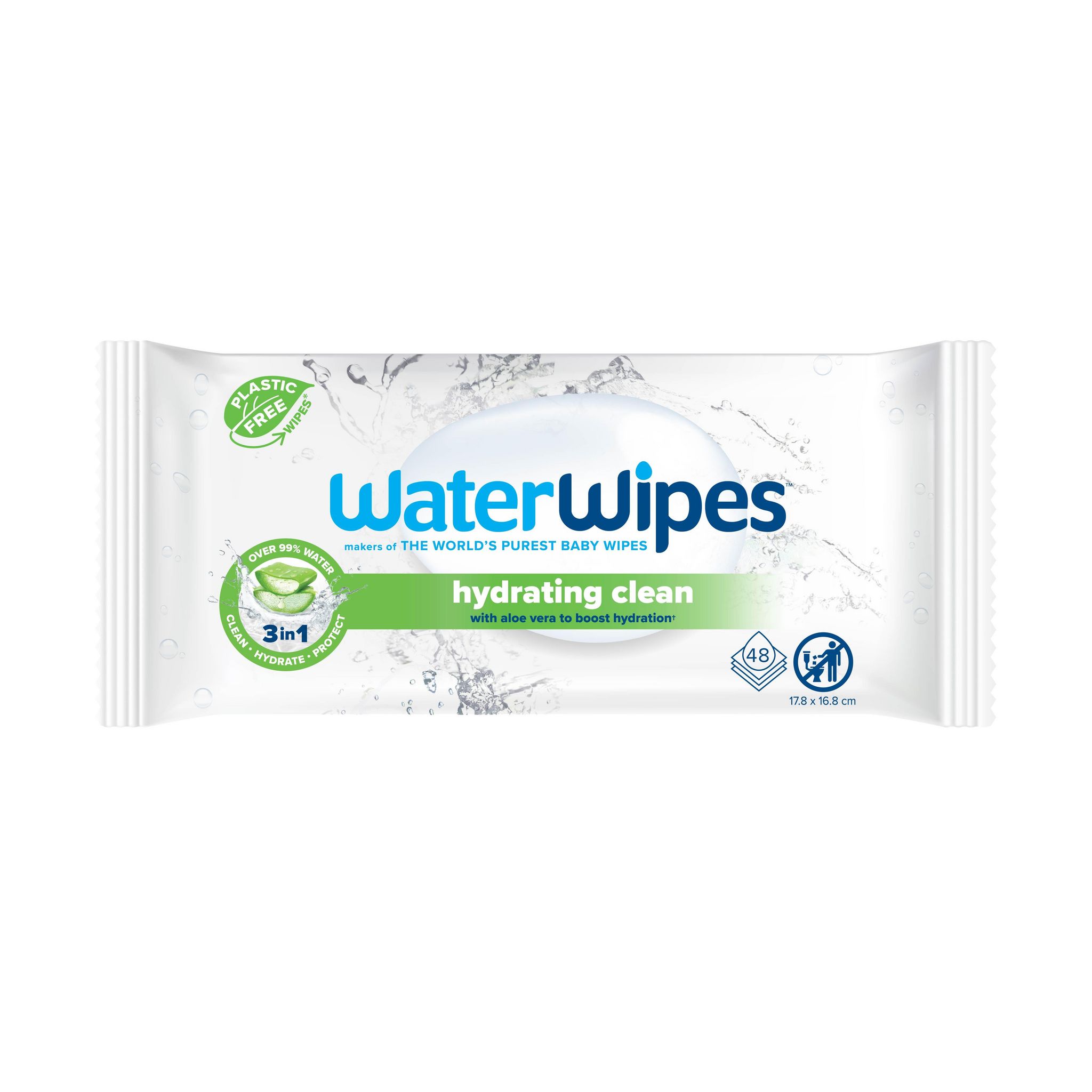 WATER WIPES Lingettes bébés hydratantes 48 lingettes