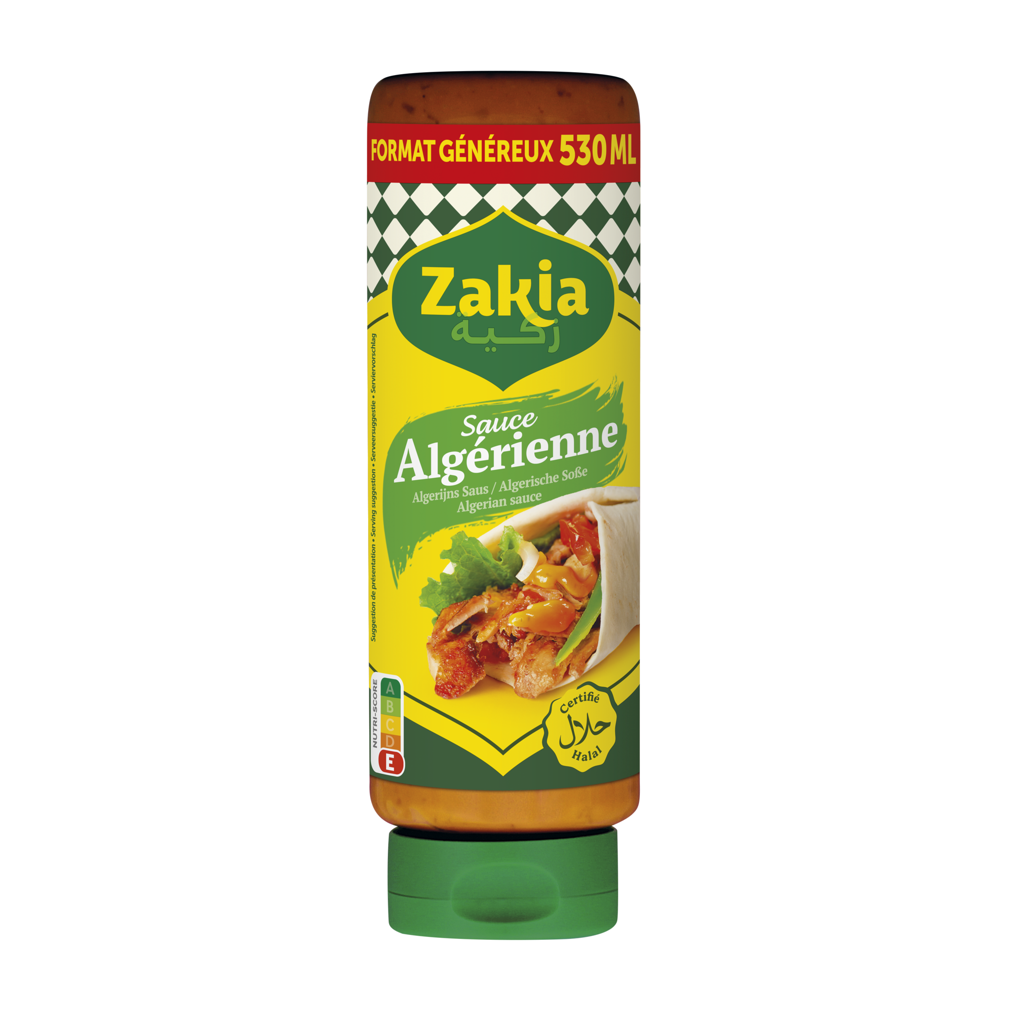 ZAKIA Sauce algérienne halal en biberon 530ml
