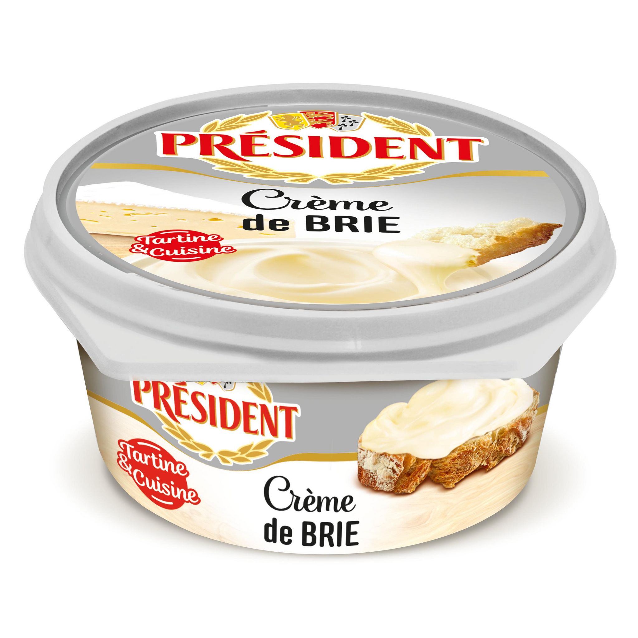 PRESIDENT Crème de brie fondu 125g