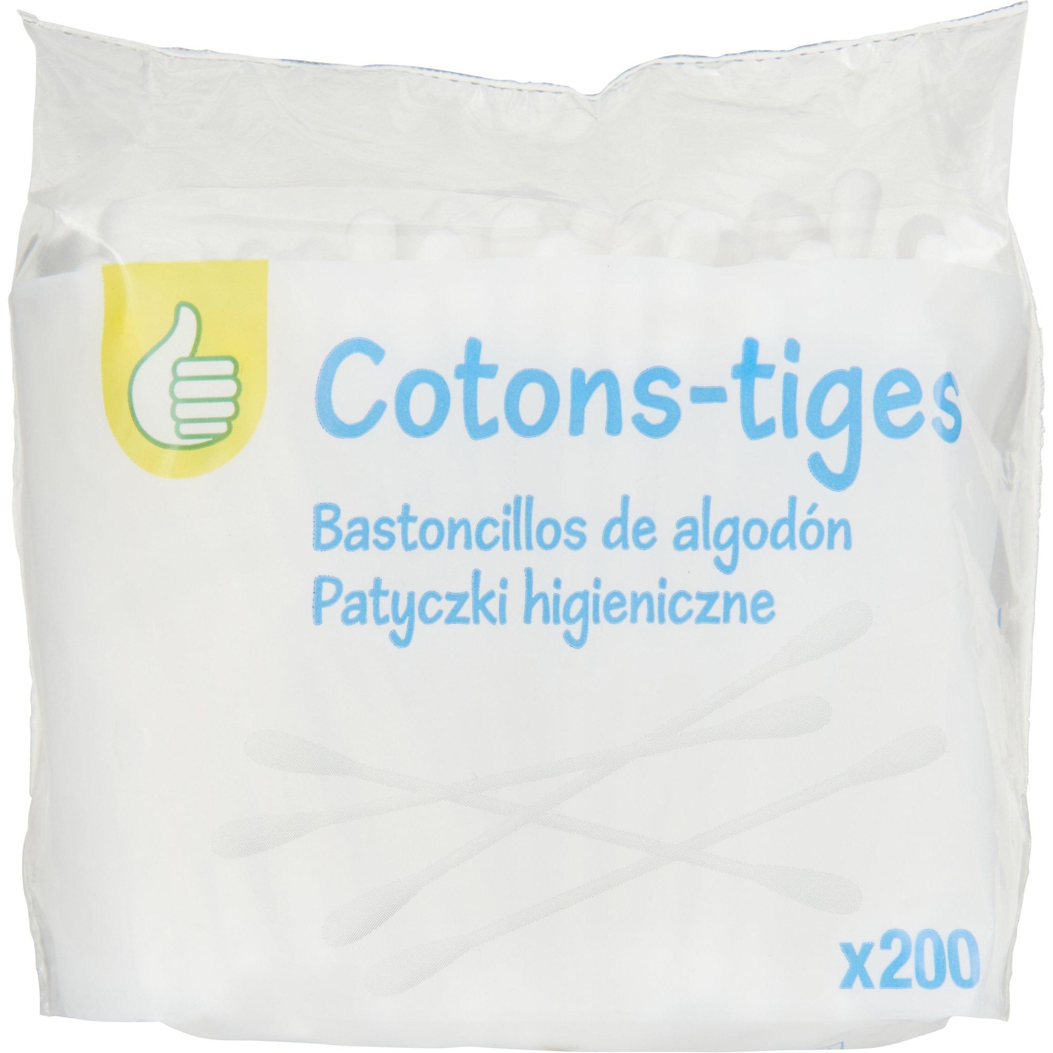 POUCE Cotons-tiges 200 cotons-tiges
