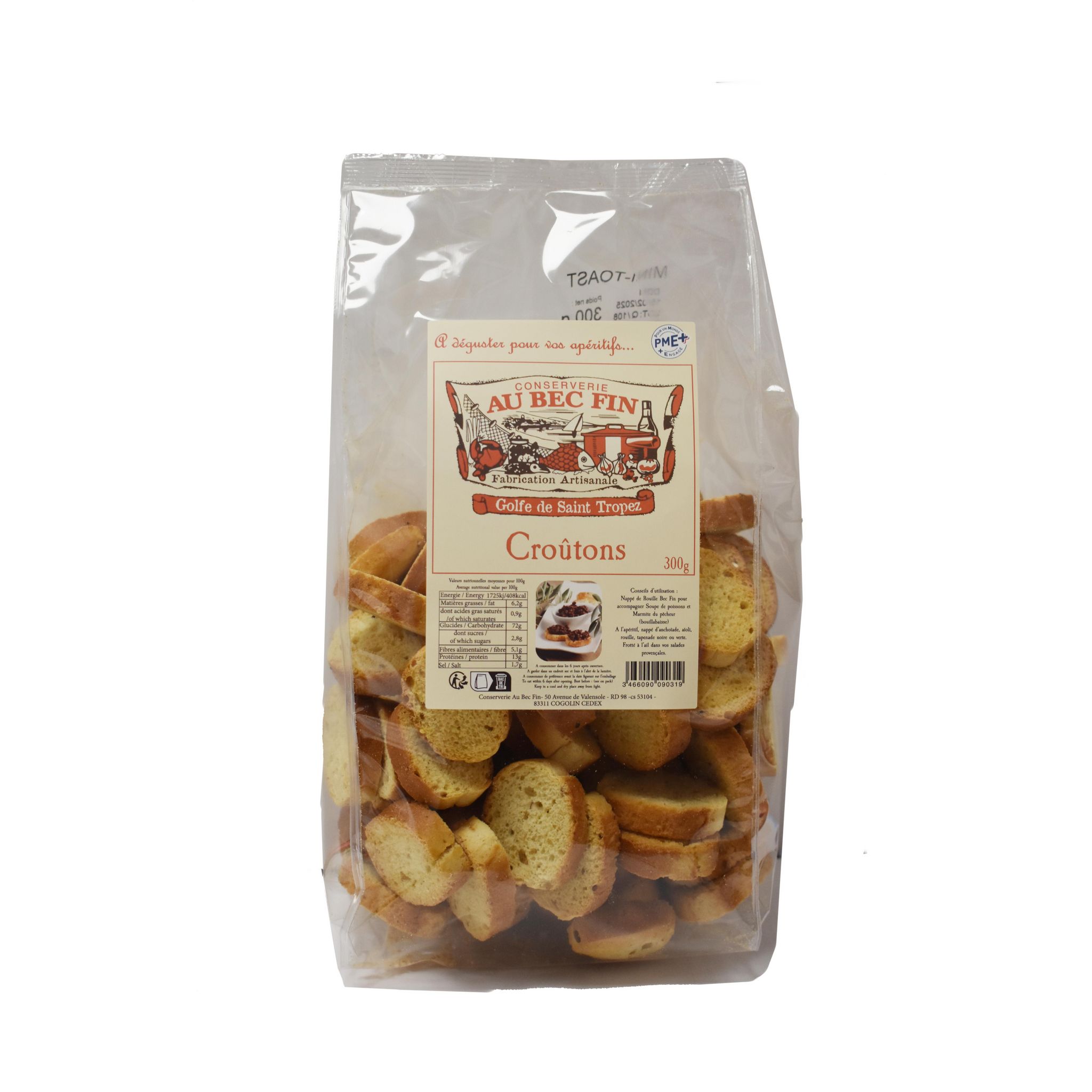 CONSERVERIE AU BEC FIN Croutons 300g