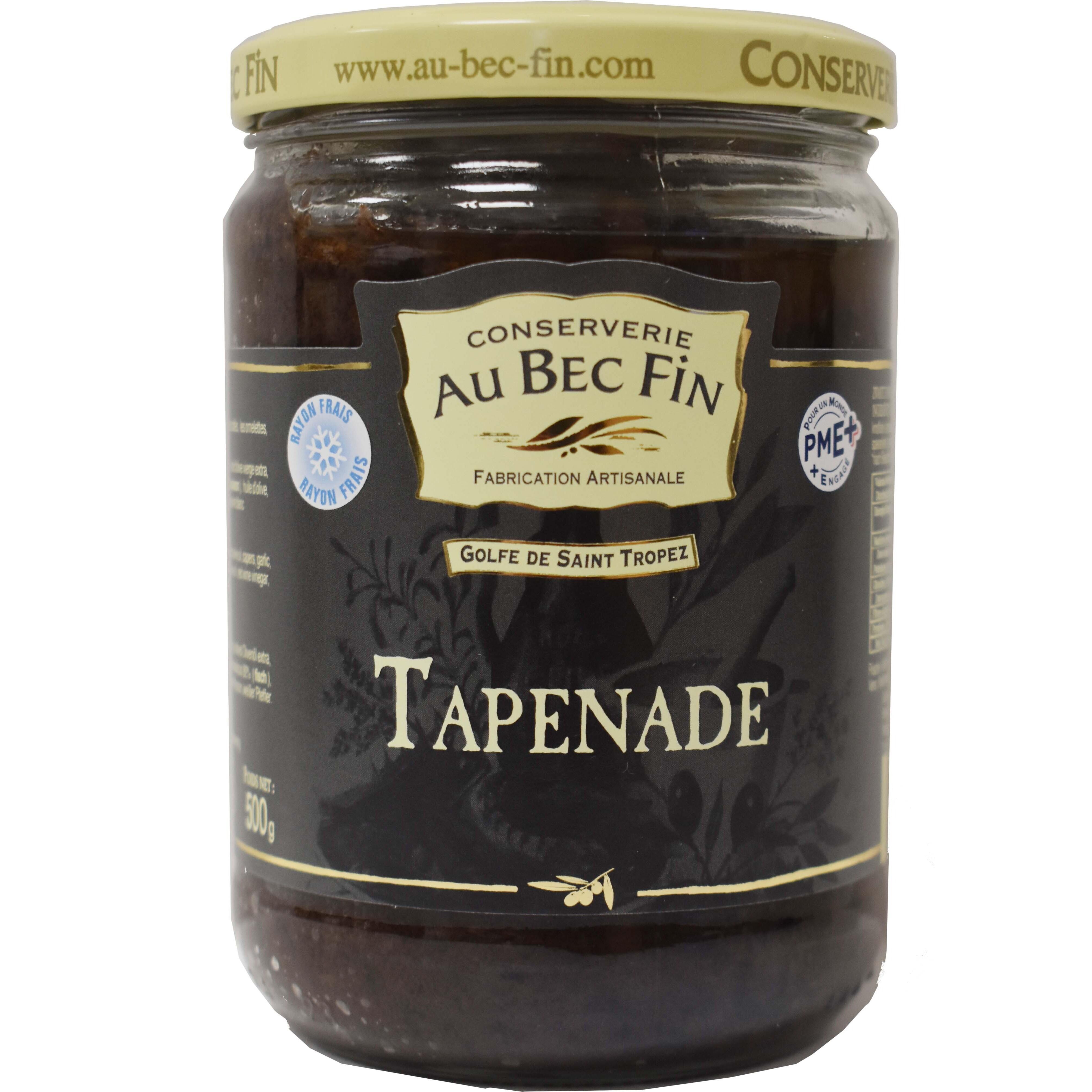 CONSERVERIE AU BEC FIN Tapenade noire aux olives noires 500g