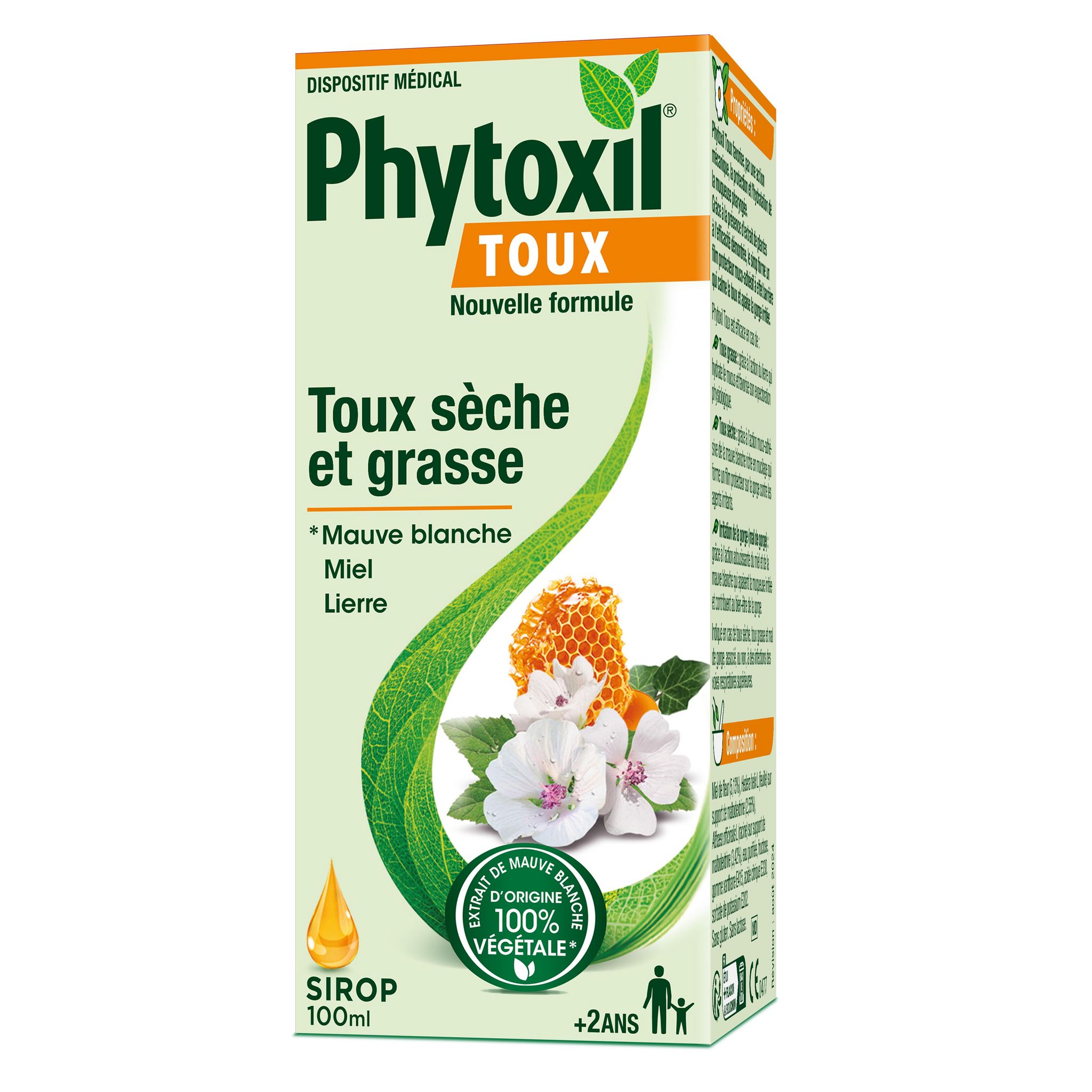 PHYTOXIL Sirop pour toux sèche et grasse 100ml