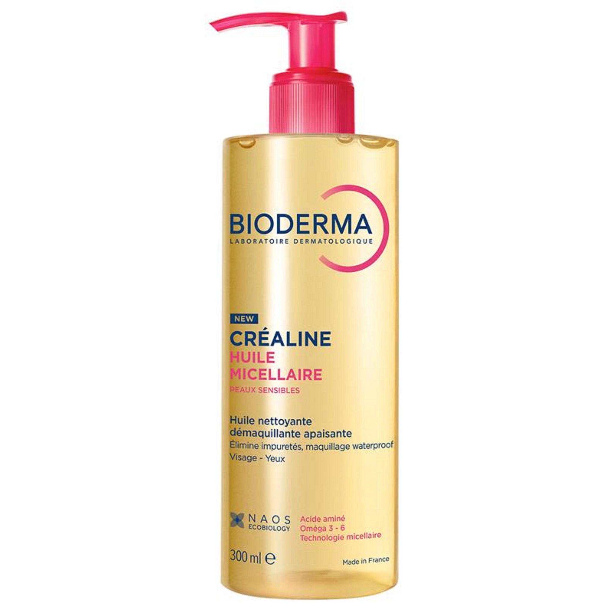 BIODERMA Créaline Huile micellaire peaux sensibles 300ml