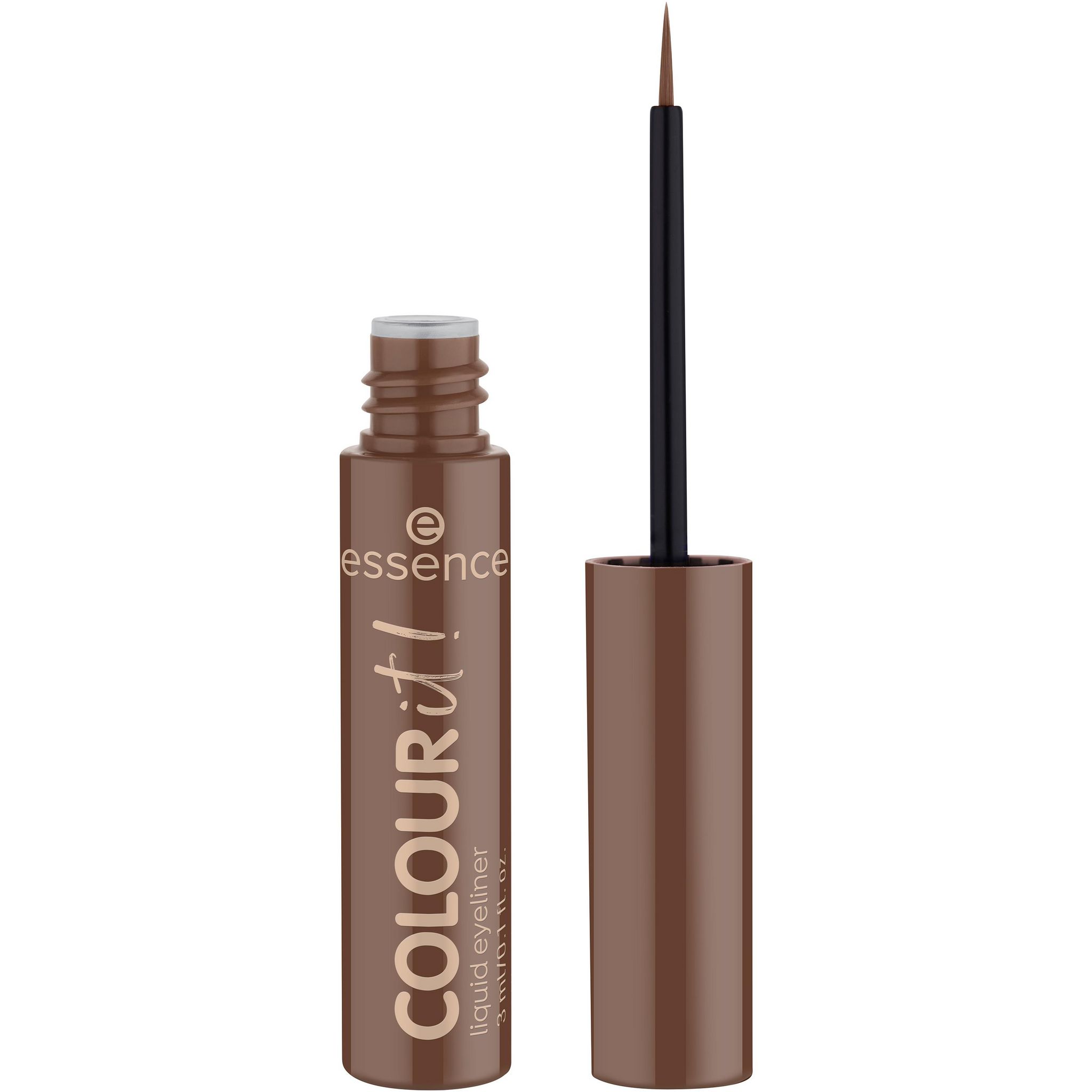 Voir la diapositive 2 : ESSENCE Colour It! Eyeliner liquide 05 chocolate brown 3ml
