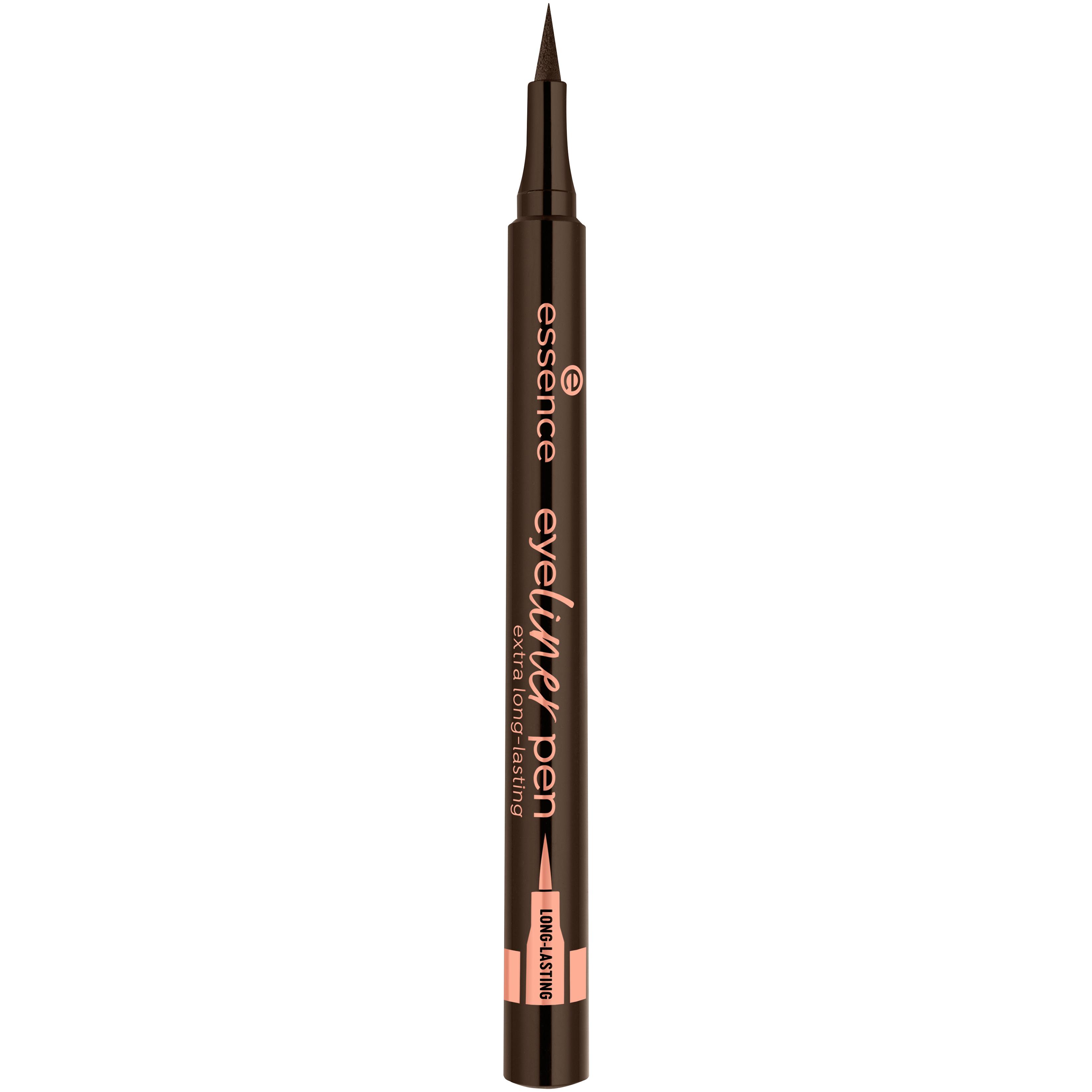 Voir la diapositive 2 : ESSENCE Eyeliner Pen Extra long lasting 020 brown 1ml